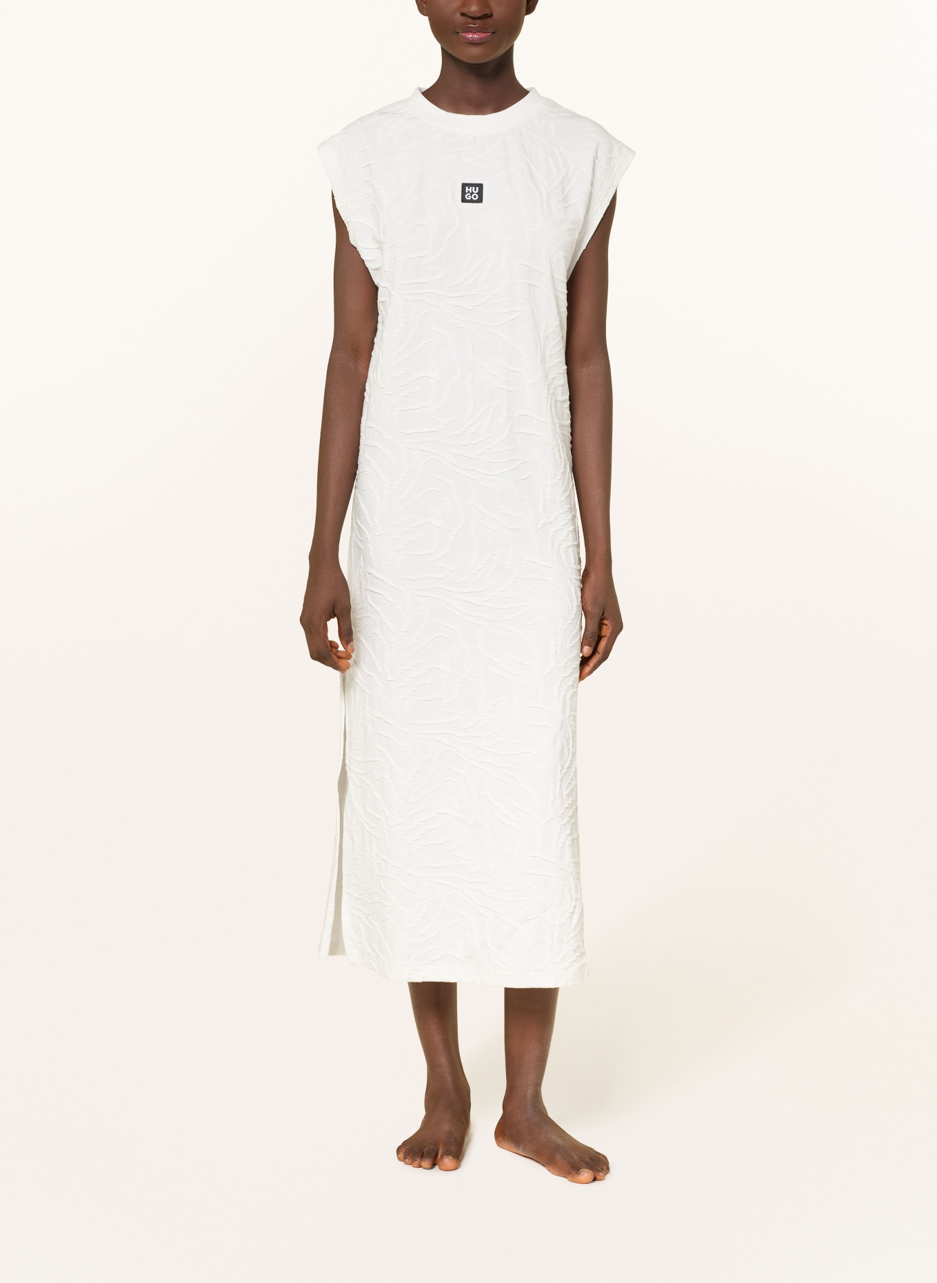 HUGO Nachthemd ZEB: WEISS