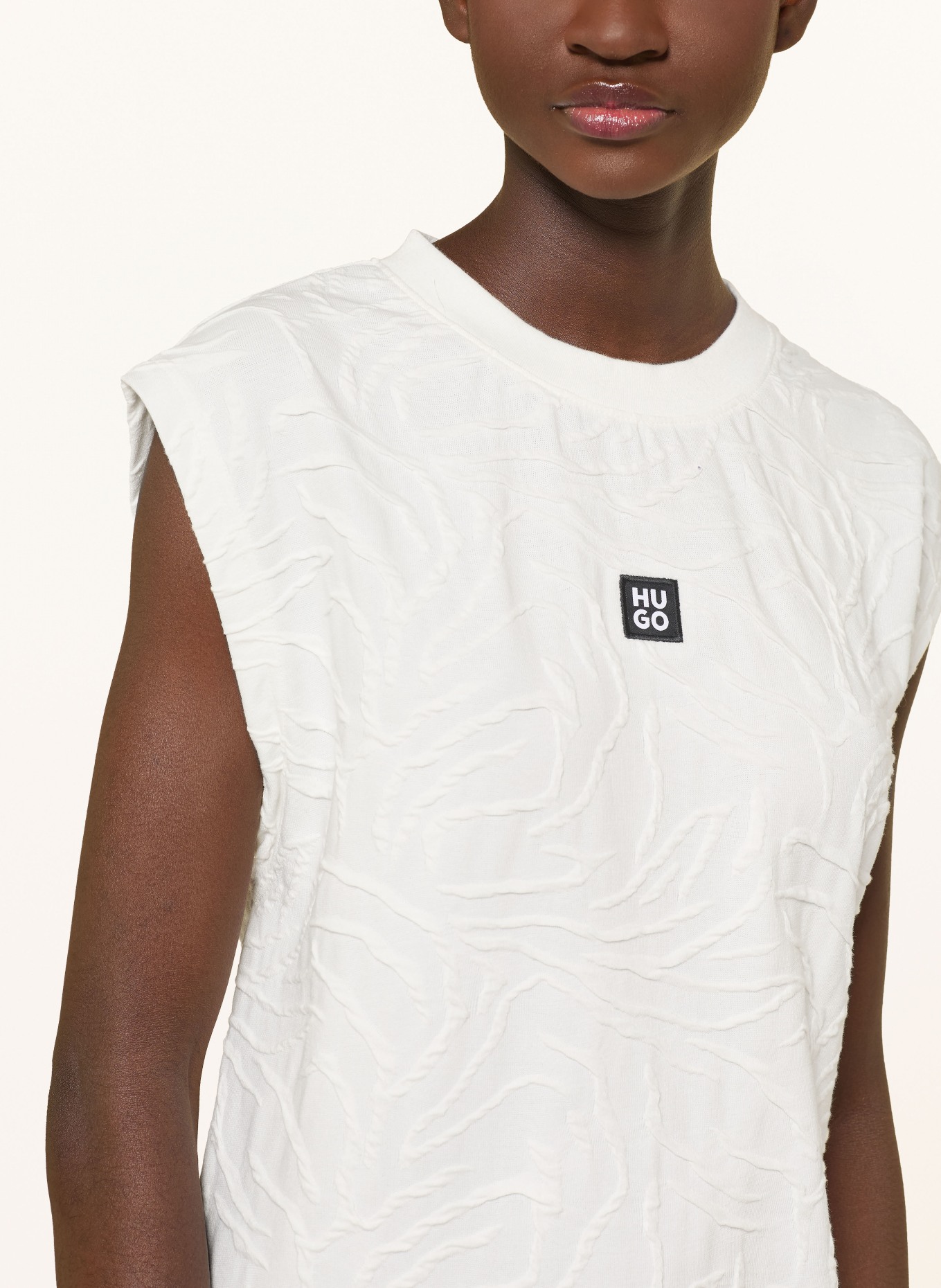 HUGO Nachthemd ZEB: WEISS