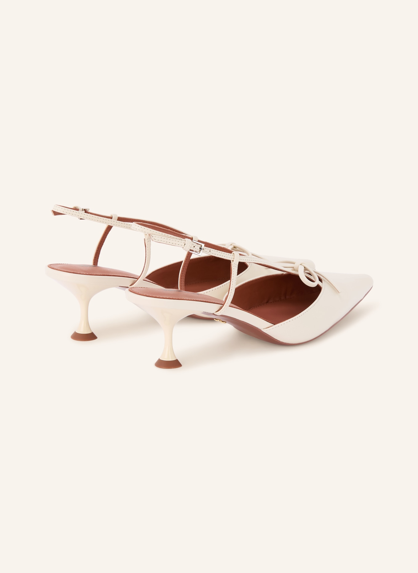 Lola Cruz Slingpumps AUDREY: CREME / BRAUN