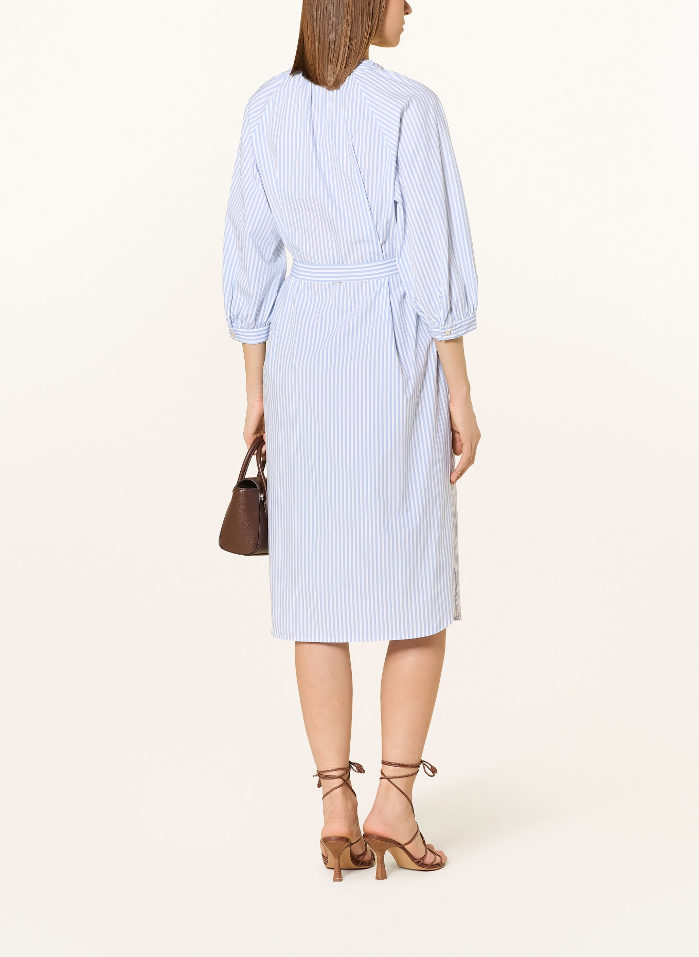 DESOTO Šaty NIKI s 3/4 rukávem: BÍLÁ / MODRÁ