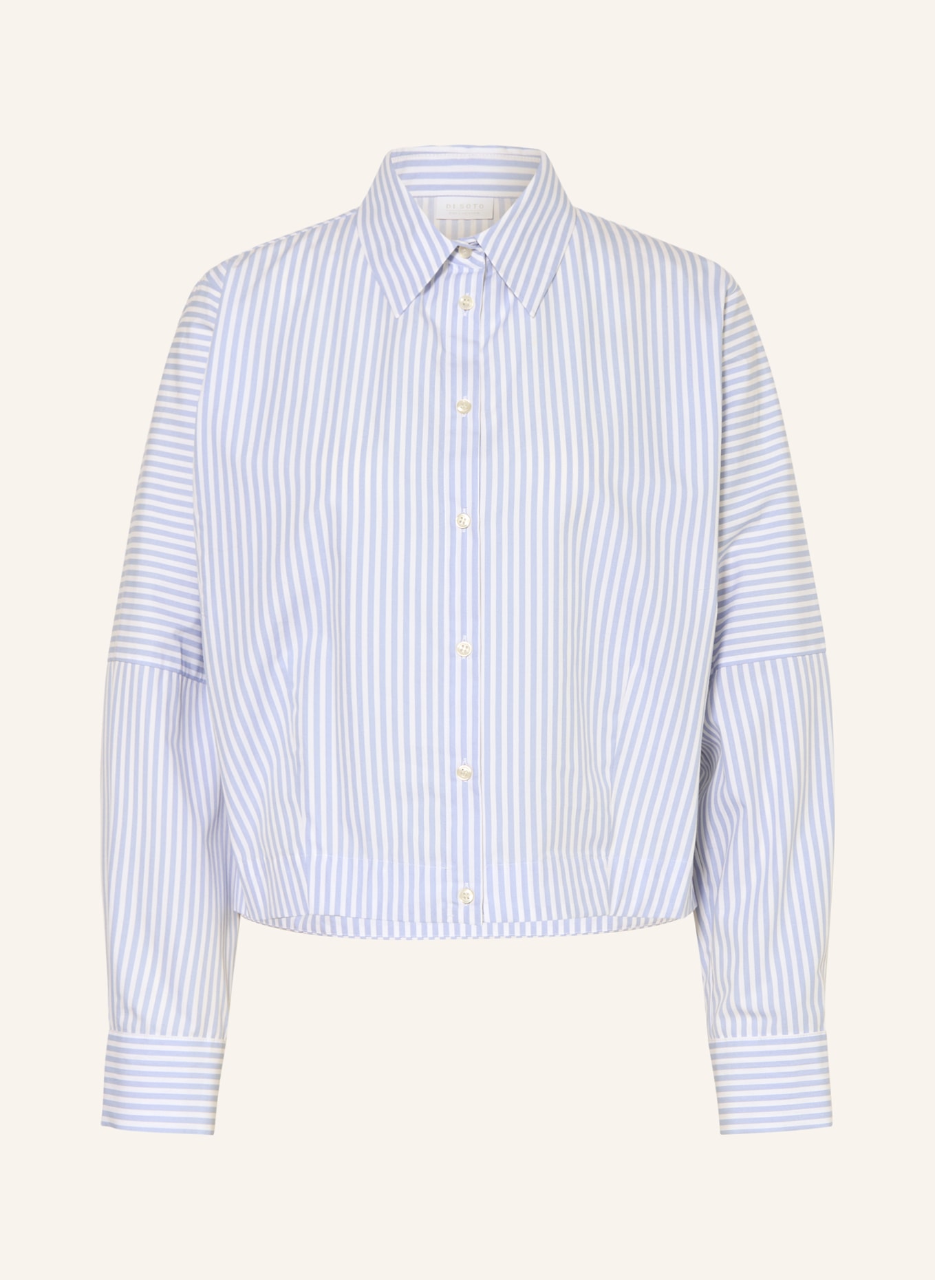 DESOTO Košile FRIEDA: BÍLÁ / TMAVĚ MODRÁ