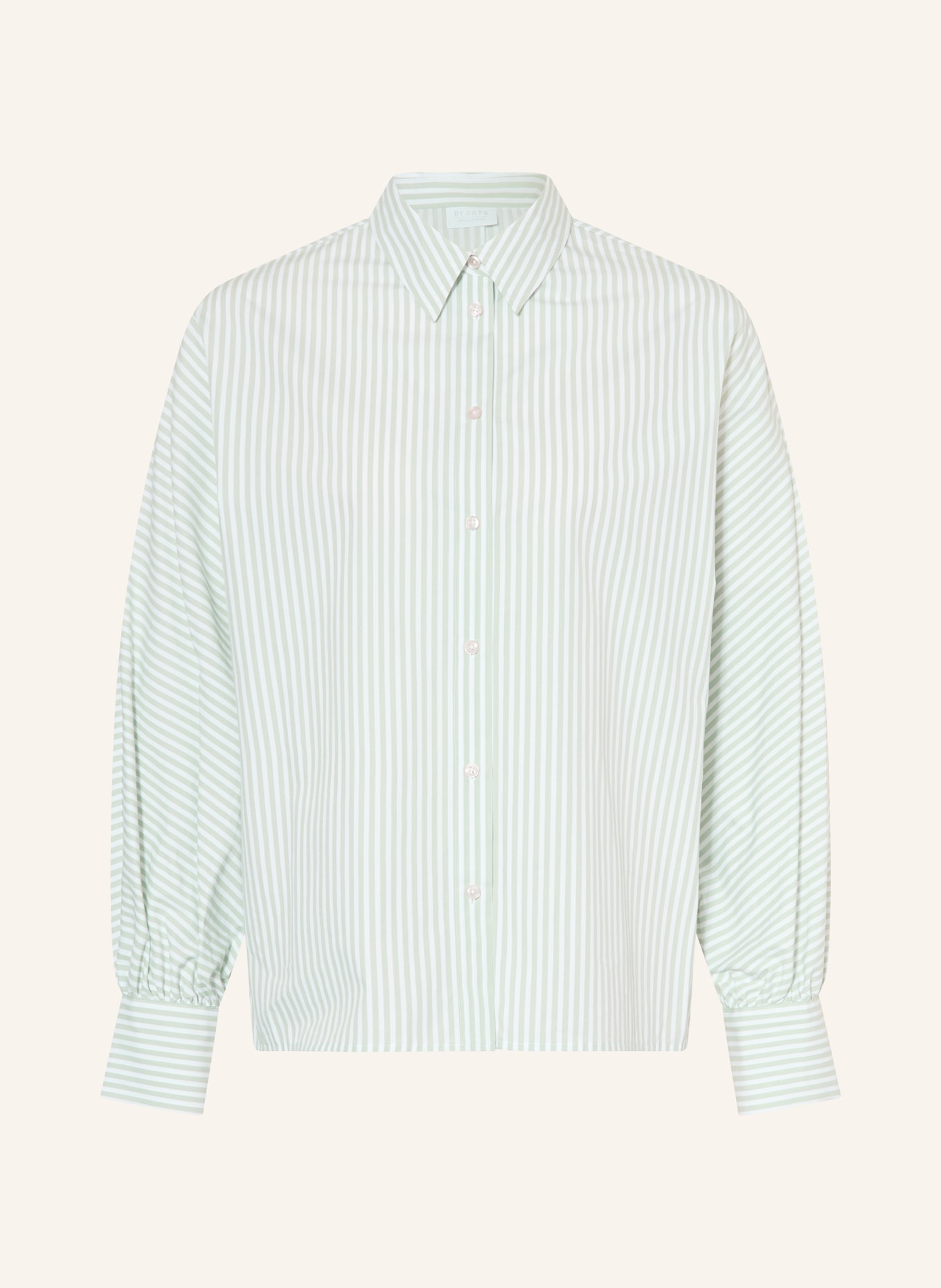 DESOTO Košile LOU: SVĚTLE ZELENÁ / BÍLÁ