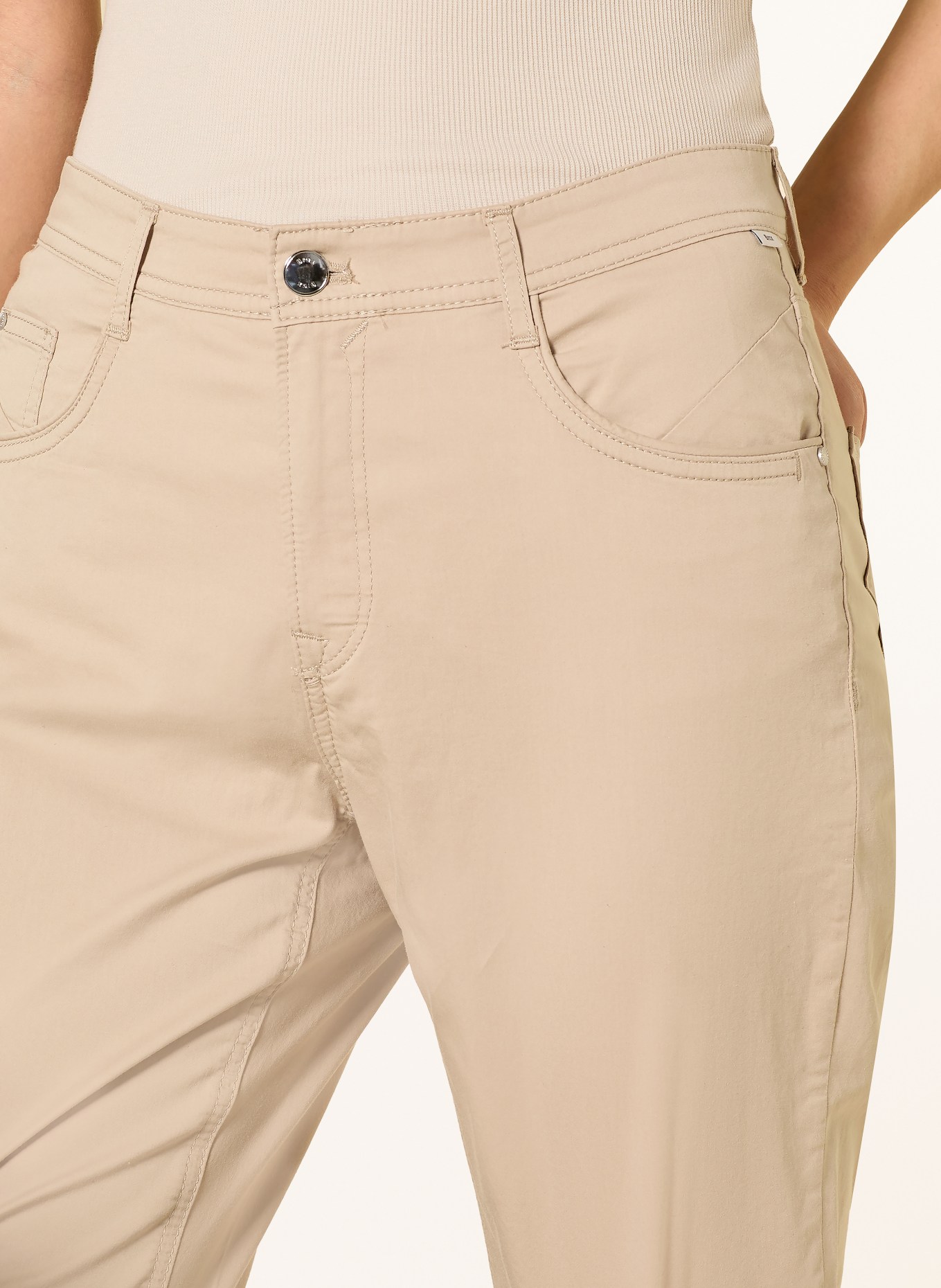 BRAX Krótkie dżinsy MARY: BEŻOWY