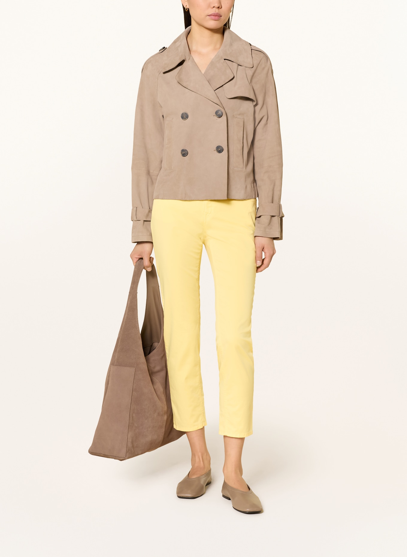 BRAX Cropped Jeans MARY: GELB