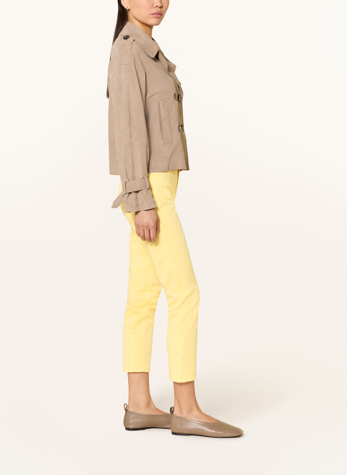 BRAX Cropped Jeans MARY: GELB