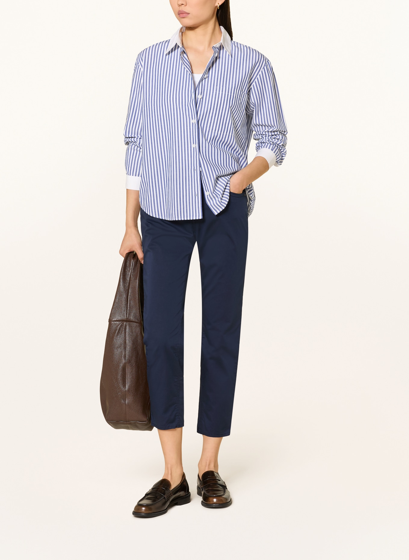 BRAX 7/8-Hose CAROLA: DUNKELBLAU