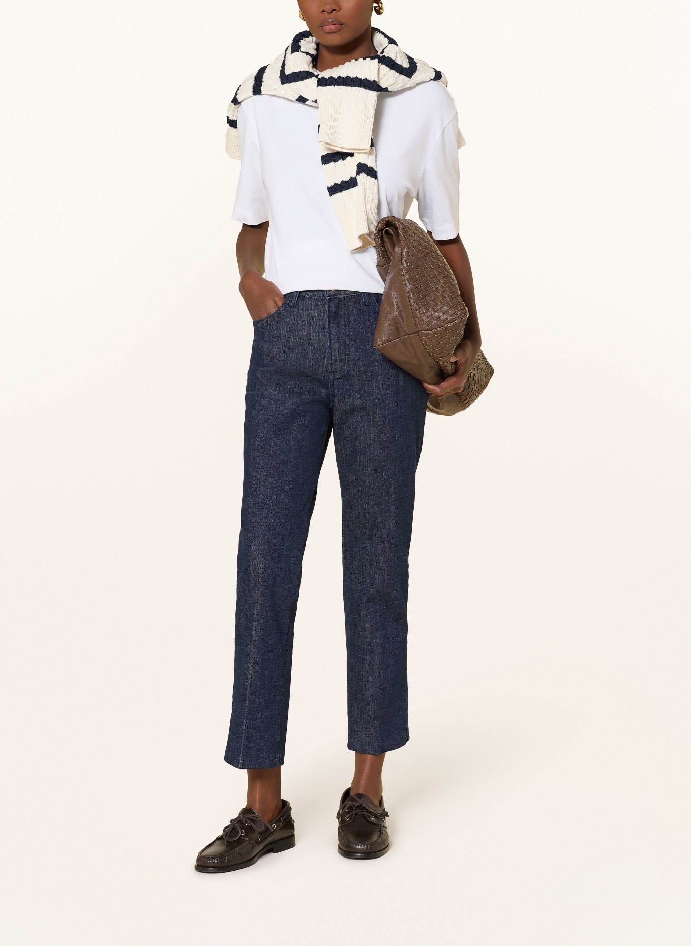 BRAX Rovné džíny MAY: 22 NAVY