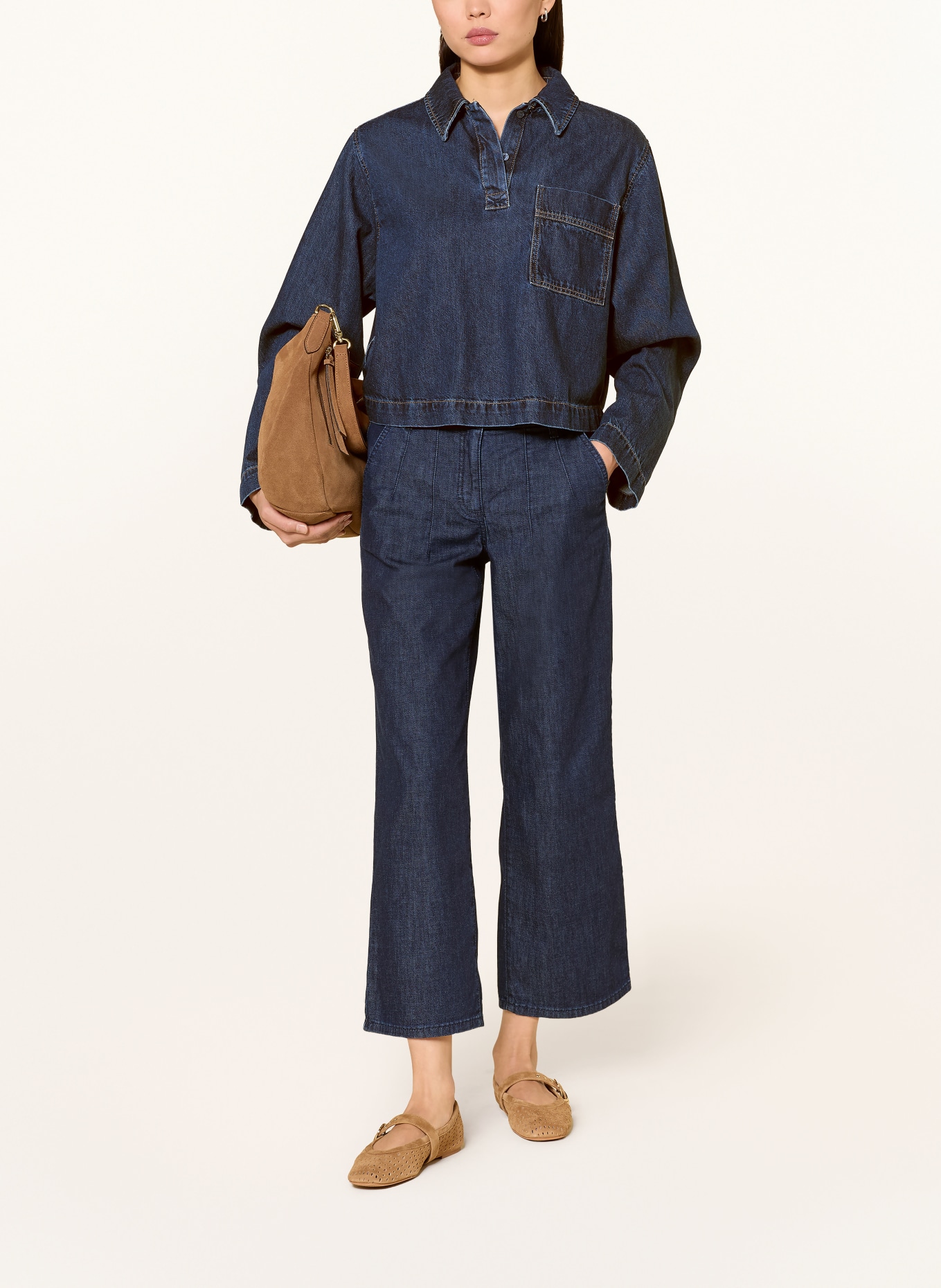 BRAX Jeans-Culotte MAINE: DUNKELBLAU