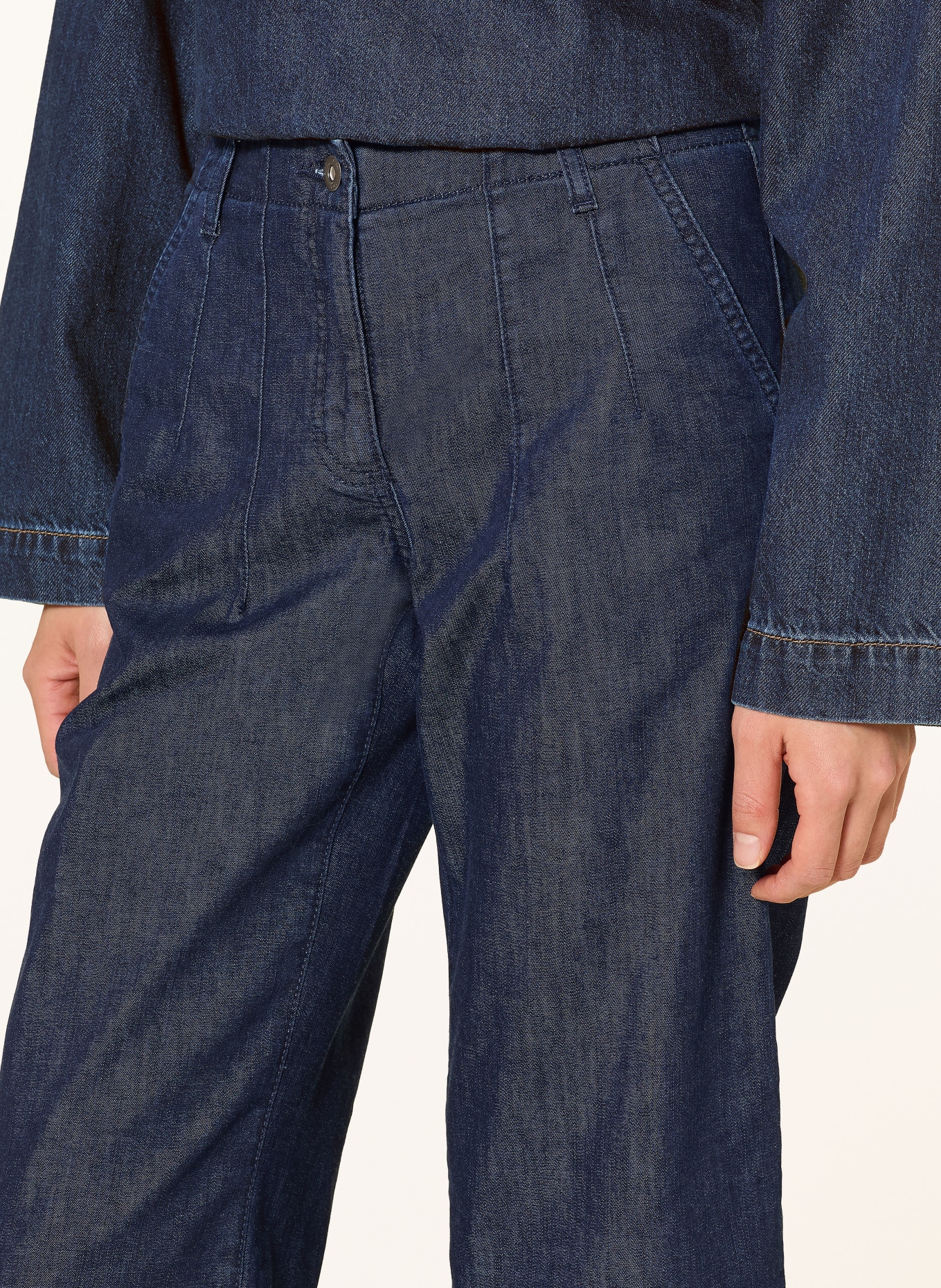 BRAX Jeans-Culotte MAINE: DUNKELBLAU