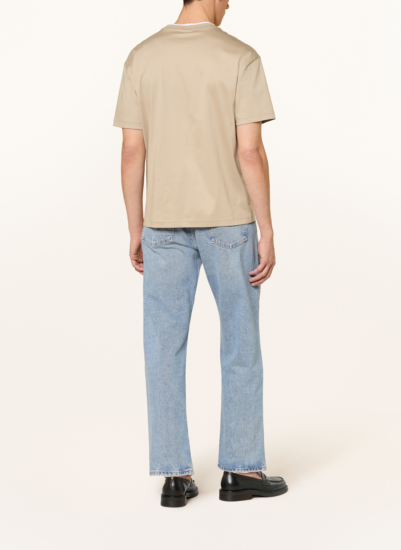 Mackage T-Shirt: BEIGE / WEISS