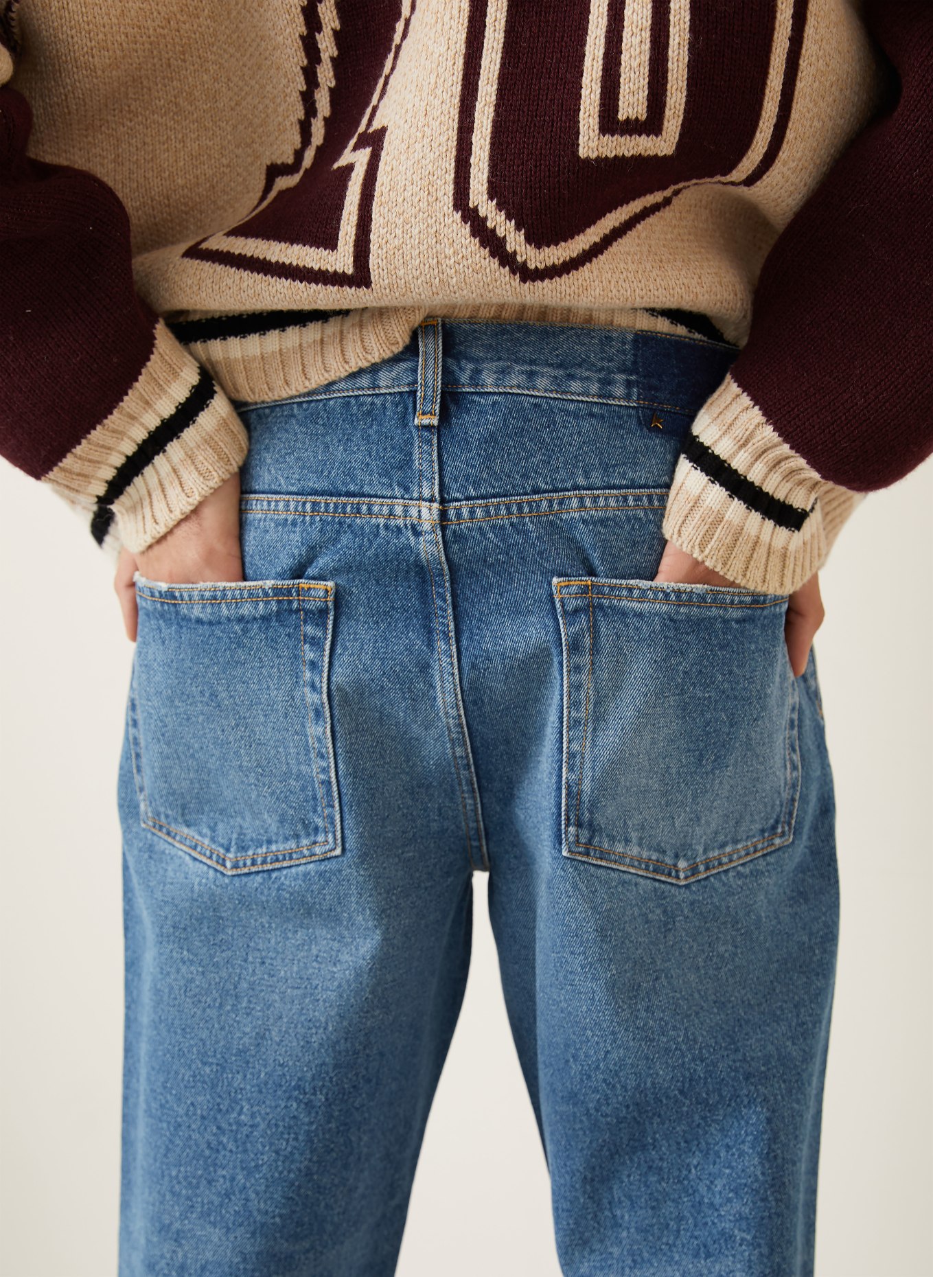 GOLDEN GOOSE Jeans GOLDEN M'S Loose Fit: 50100 BLUE