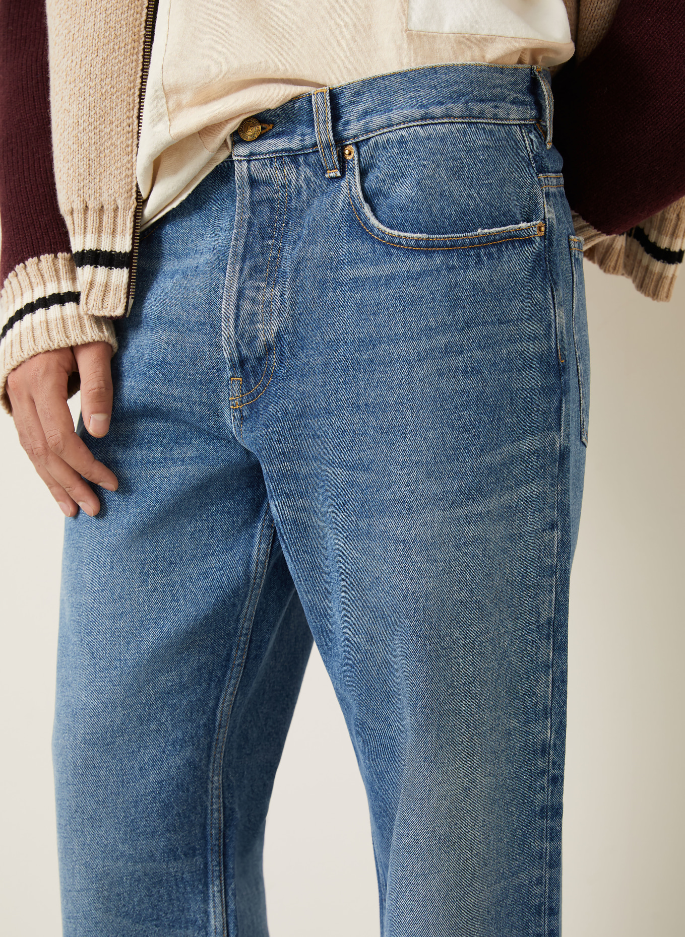 GOLDEN GOOSE Jeans GOLDEN M'S Loose Fit: 50100 BLUE