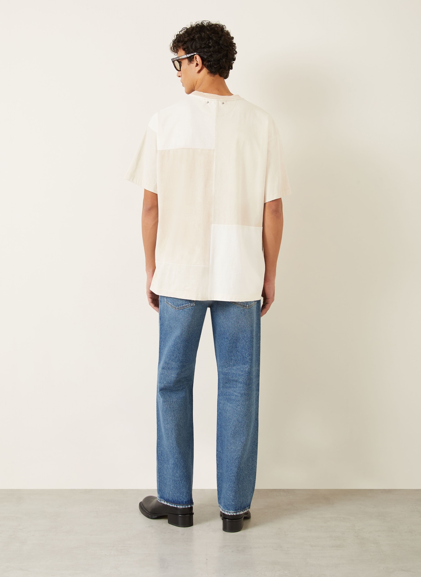 GOLDEN GOOSE T-Shirt JOURNEY: ECRU / BEIGE