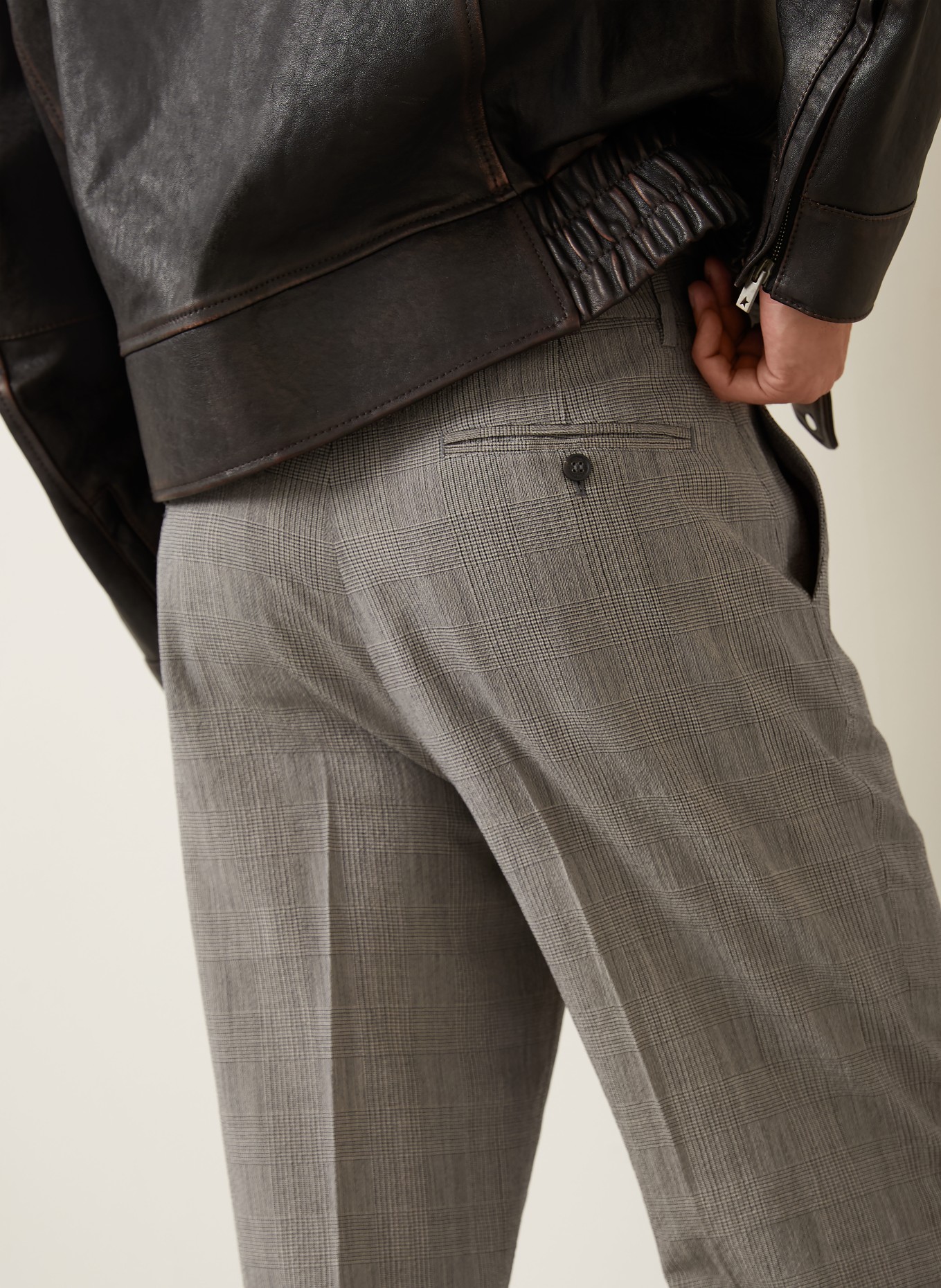 GOLDEN GOOSE Chino JOURNEY Slim Fit: SZARY / CZARNY