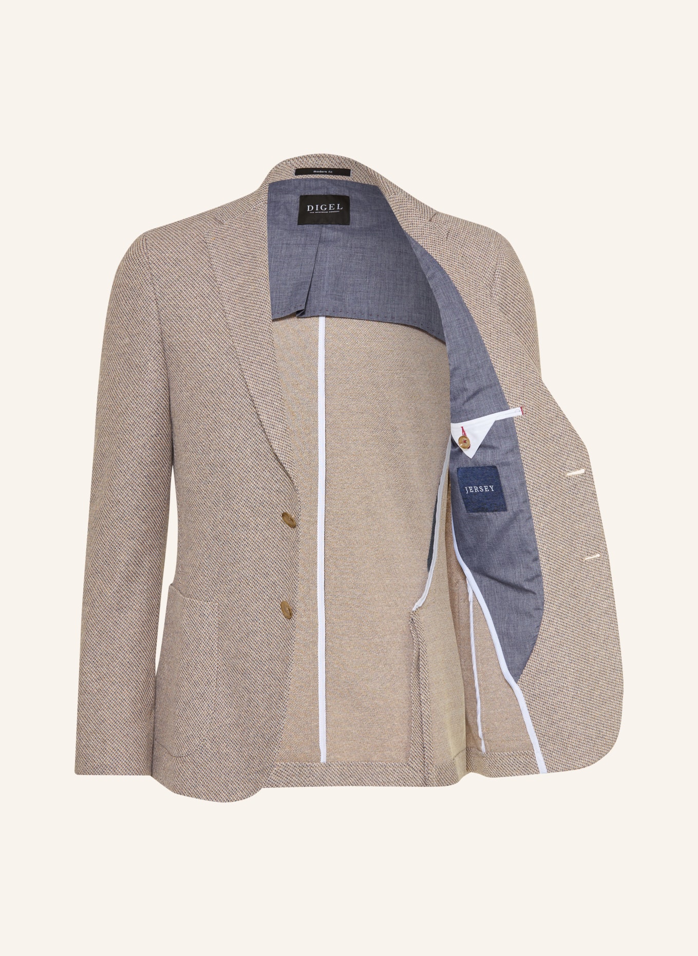 DIGEL Sakko EDWARD Modern Fit: HELLBRAUN