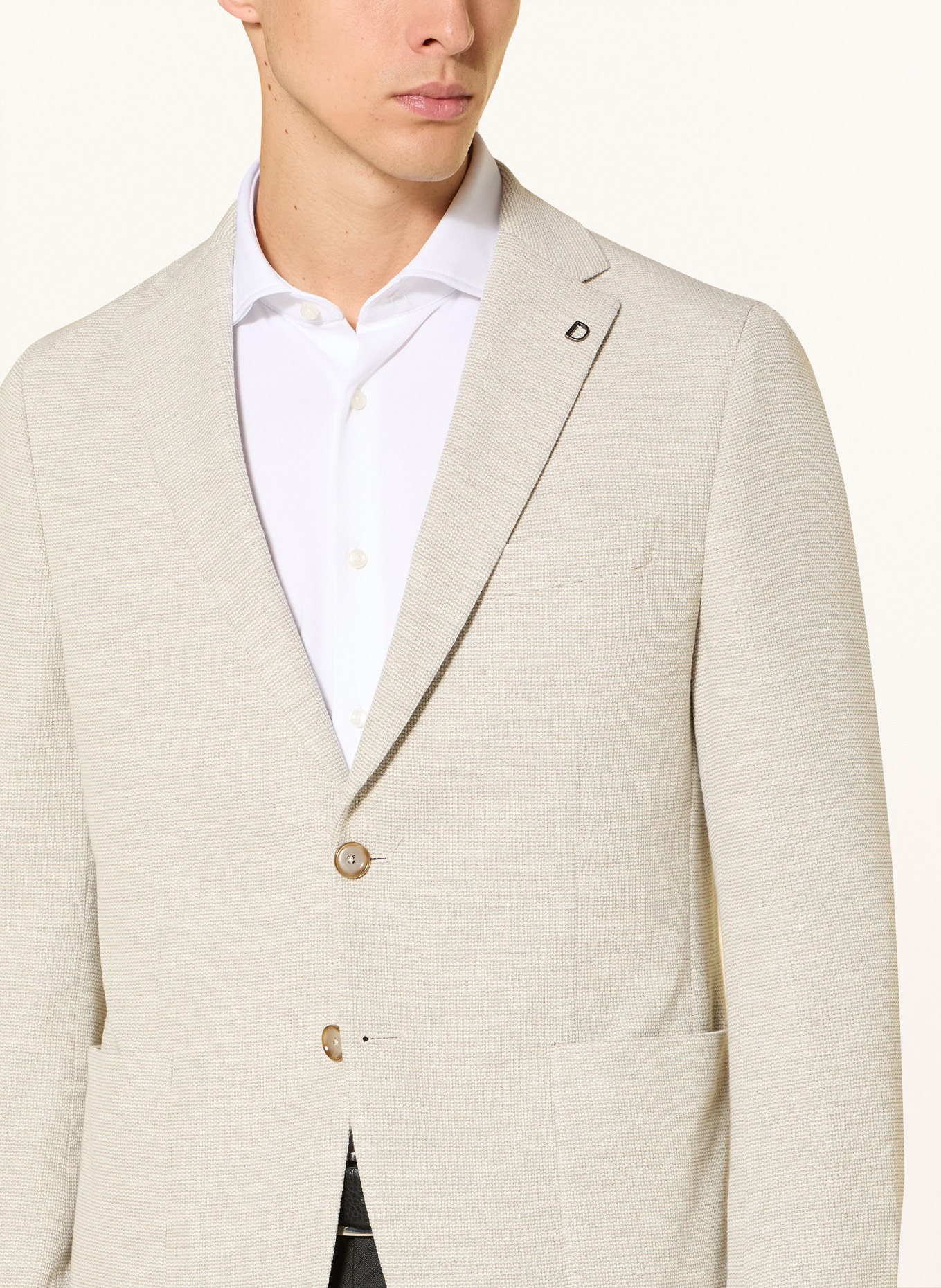 DIGEL Marynarka EDWARD-ST Modern Fit: BEŻOWY