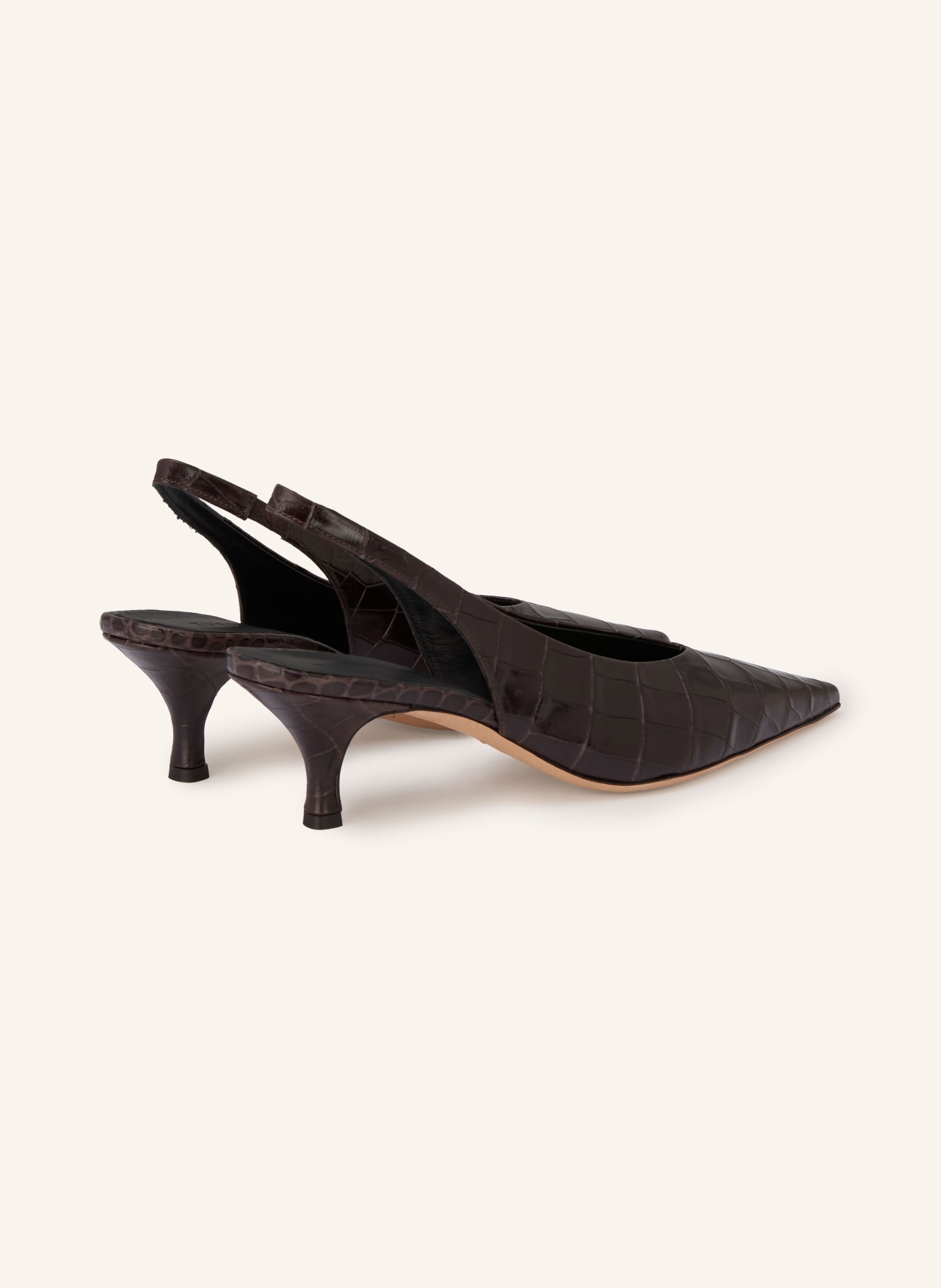 THEA MIKA Sling pumps VLADAXX: DARK BROWN