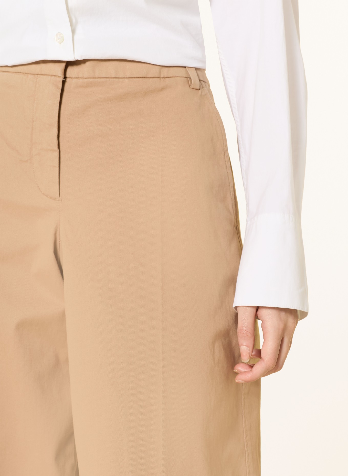 ARMEDANGELS Spodnie BARREL: CAMELOWY