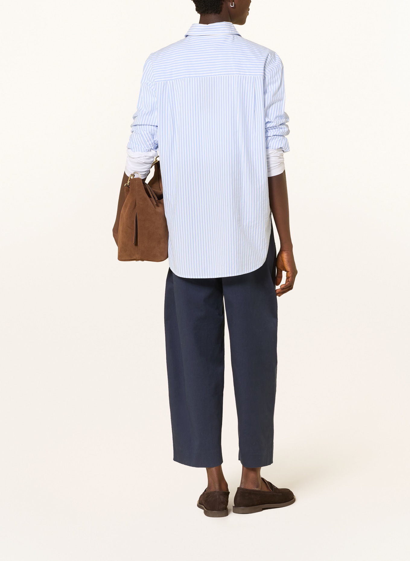 ARMEDANGELS Broek BARREL: DONKERBLAUW