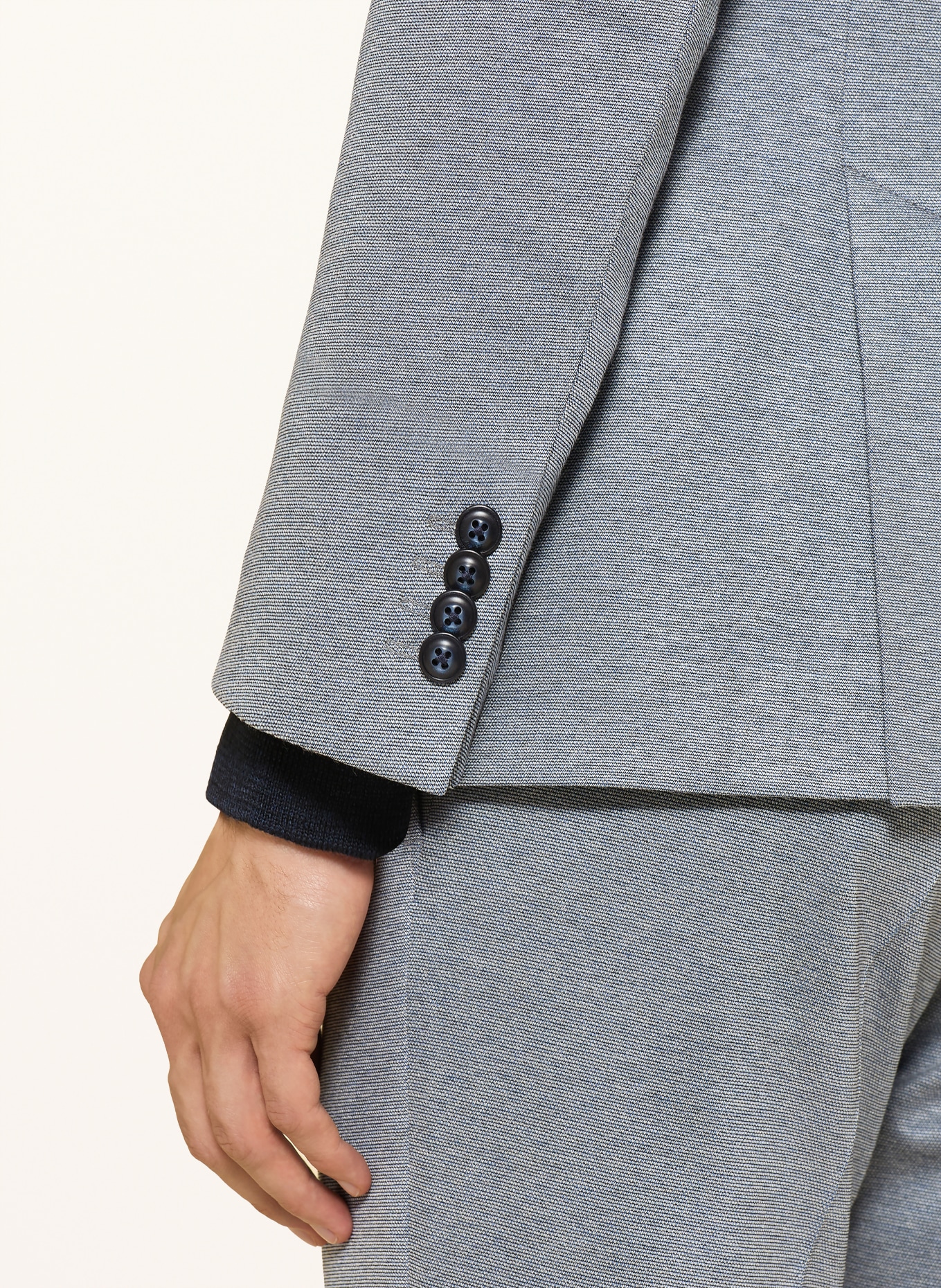 ROY ROBSON Slim Fit sako: B450 LIGHT BLUE