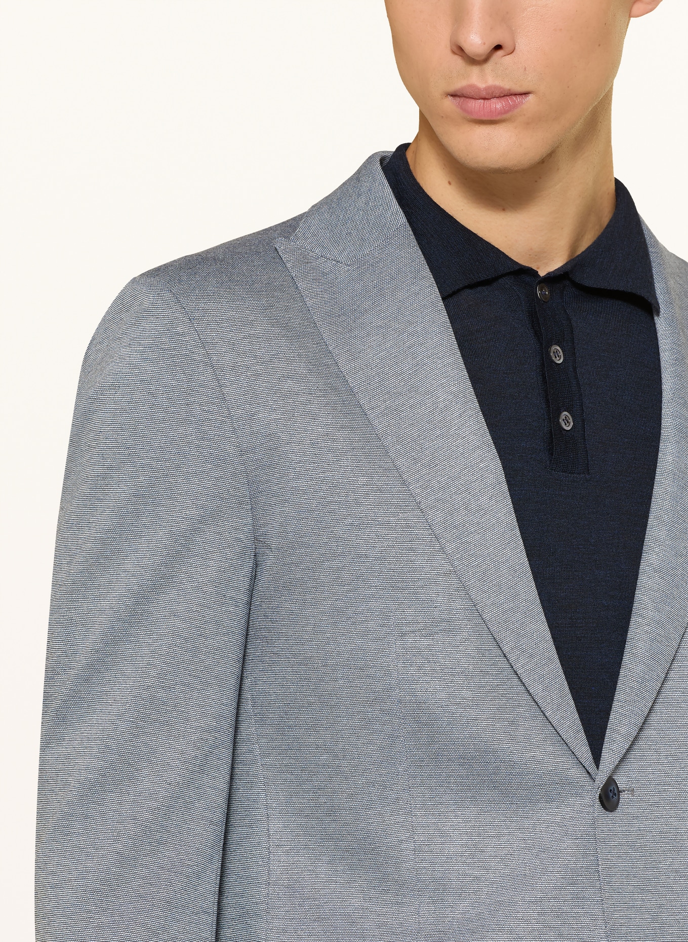 ROY ROBSON Slim Fit sako: B450 LIGHT BLUE