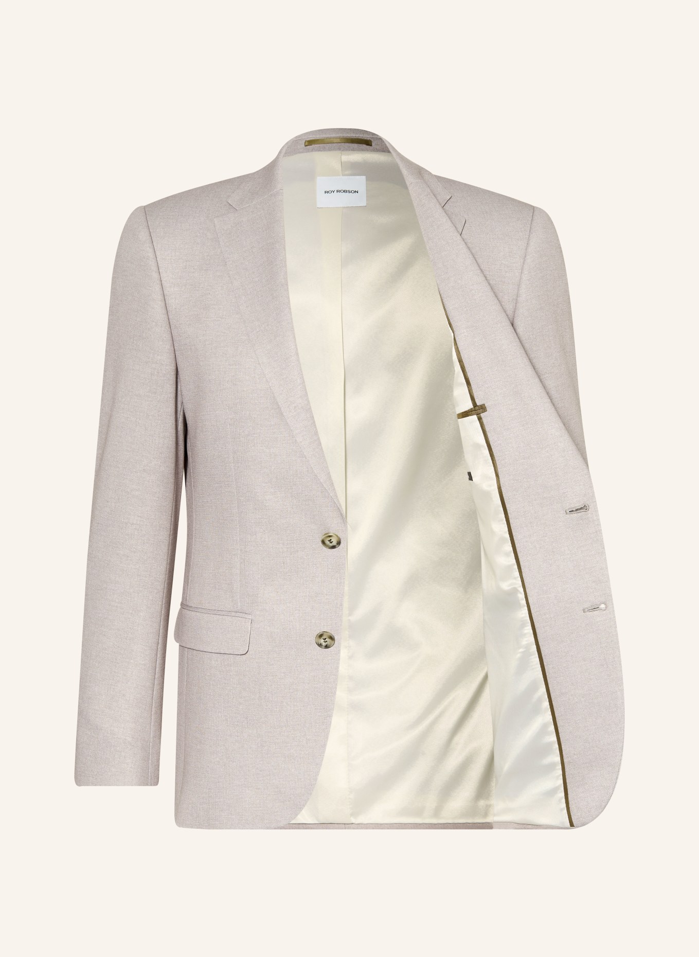 ROY ROBSON Slim fit suit jacket: A220 BROWN