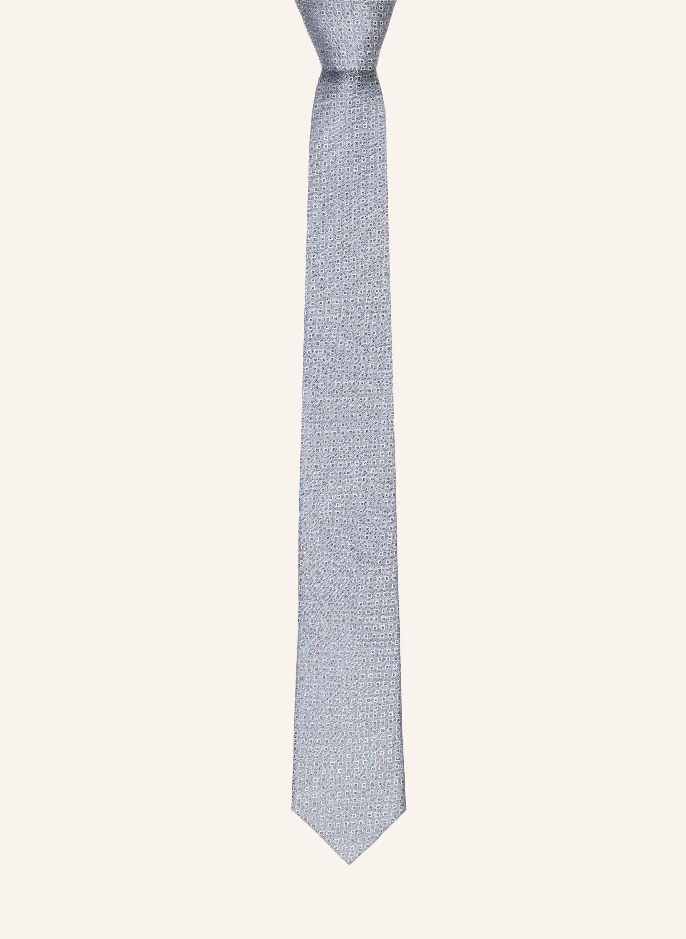 ROY ROBSON necktie: BLUE GRAY / SILVER / BROWN
