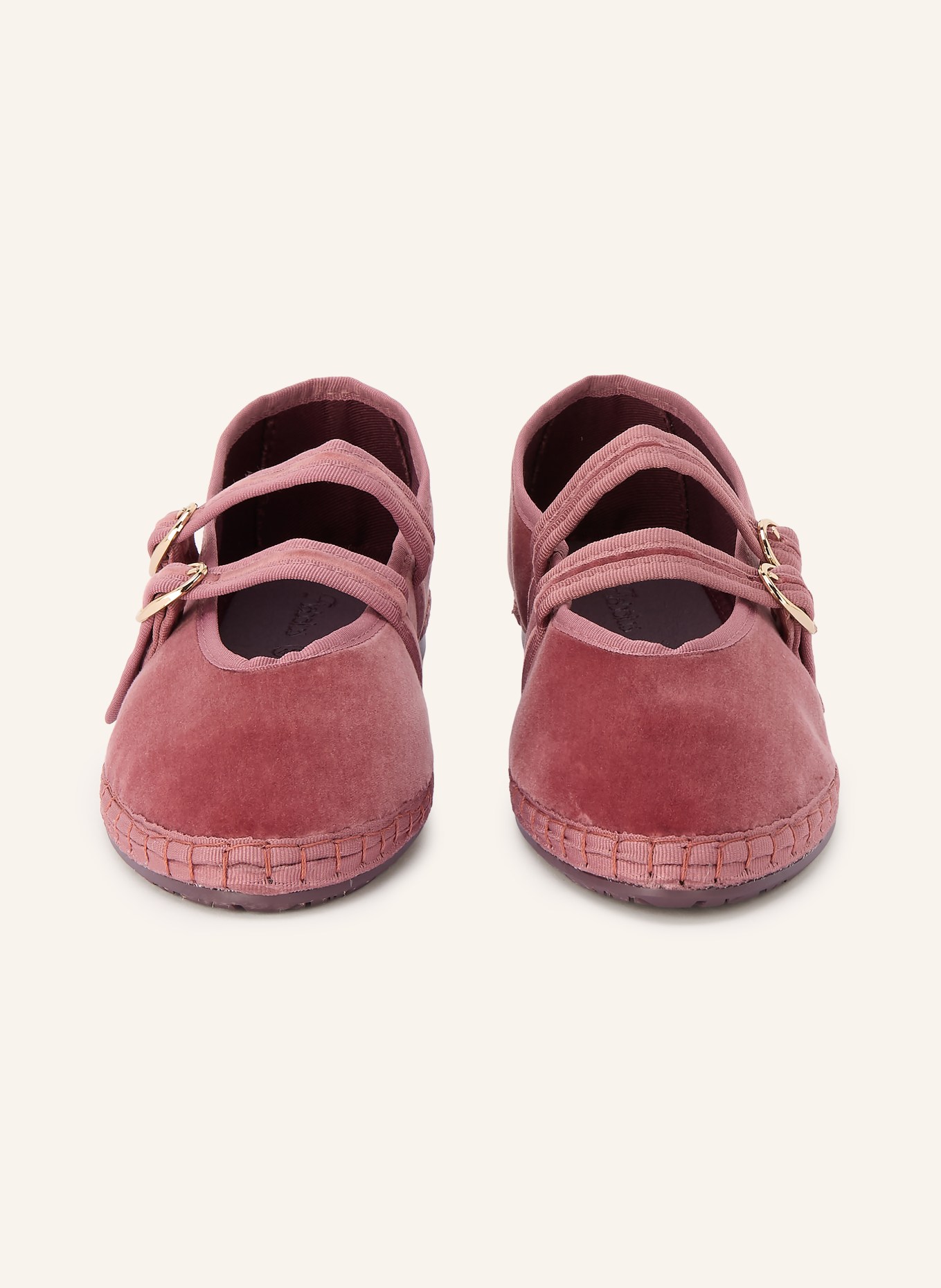 FLABELUS Mary-Jane-Ballerinas CLAIRE: HELLROT