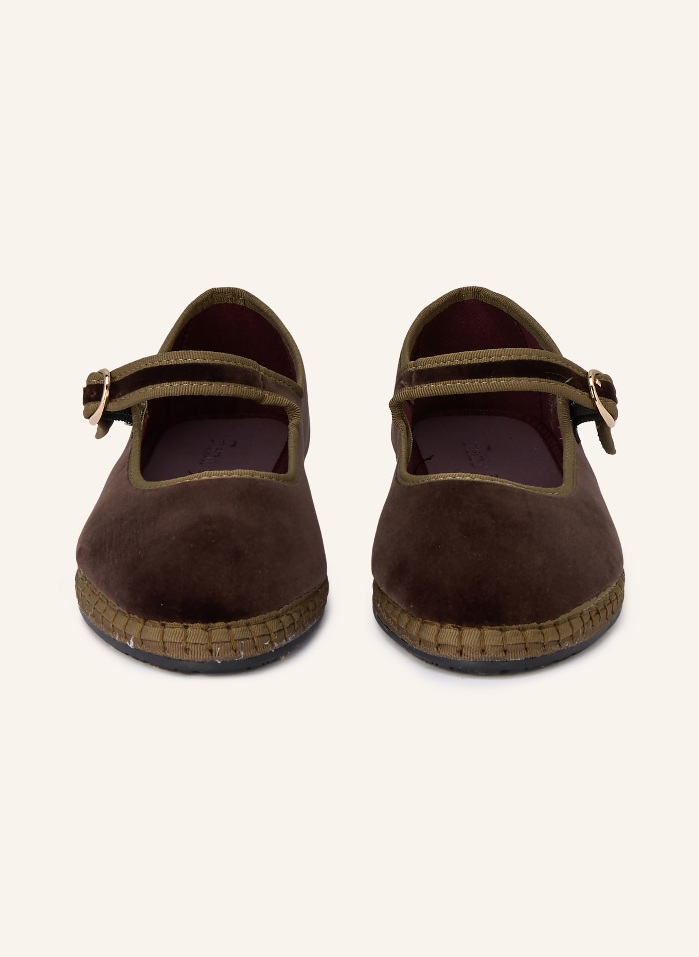 FLABELUS Baleríny Mary Jane ULLA: TMAVĚ ZELENÁ / ZELENÁ