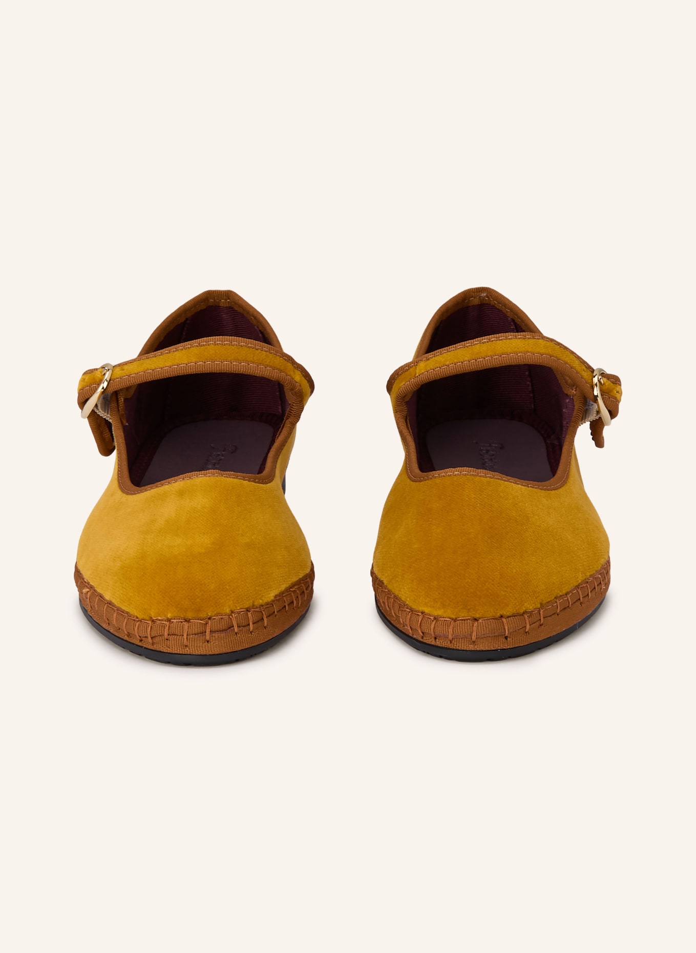 FLABELUS Baleríny Mary Jane AMARANTA: TMAVĚ ŽLUTÁ