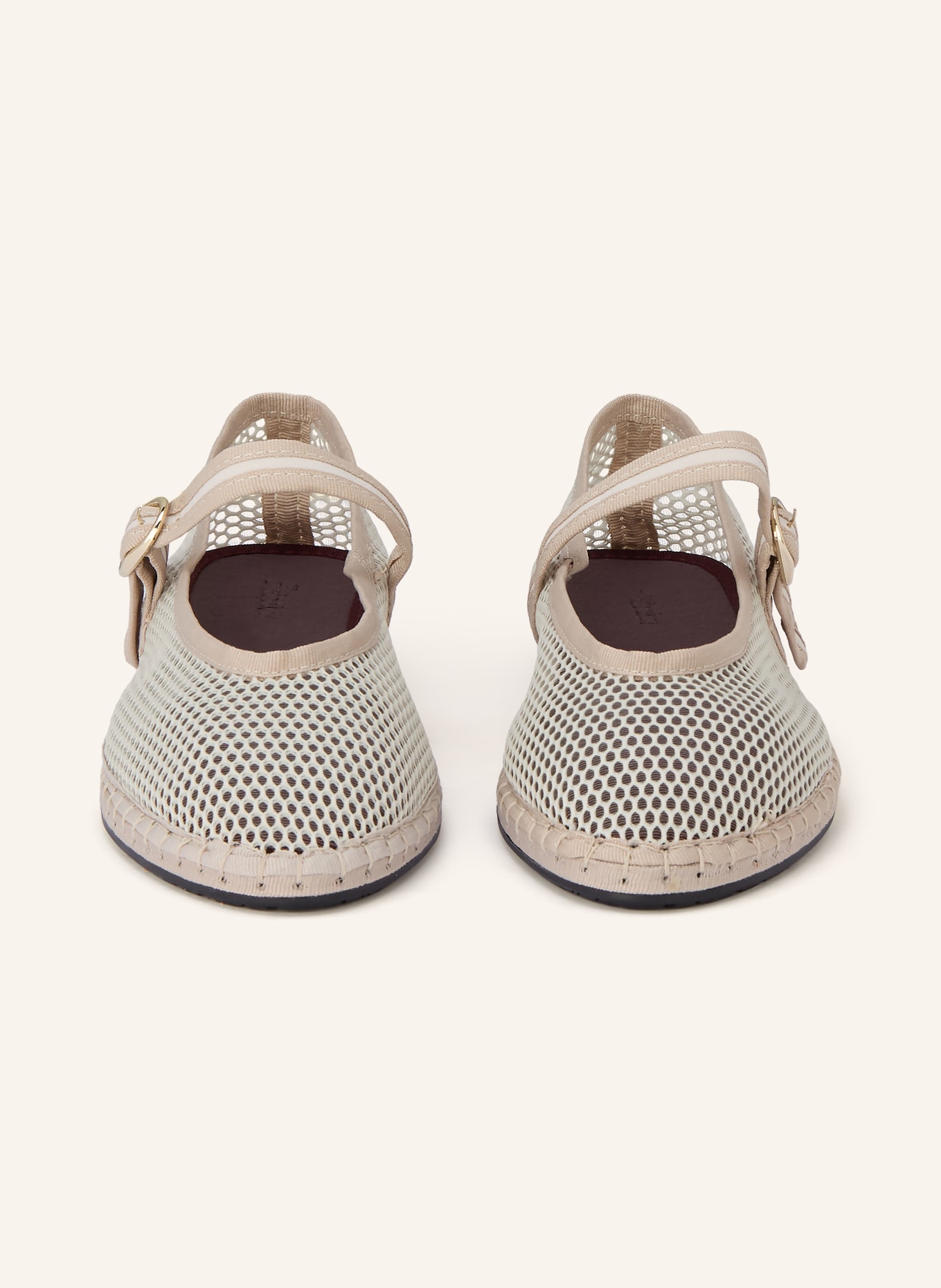 FLABELUS Mary Jane ballerina flats ISABELLA: CREAM