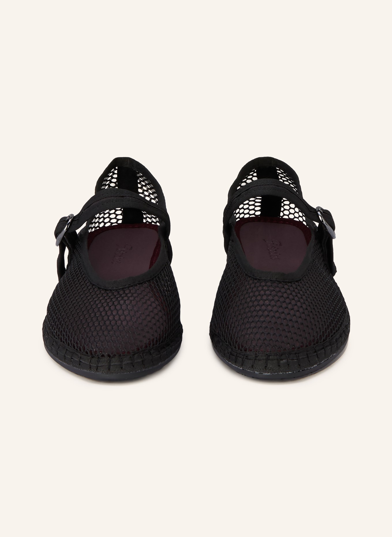 FLABELUS Mary Jane ballerina flats ISABELLA: BLACK