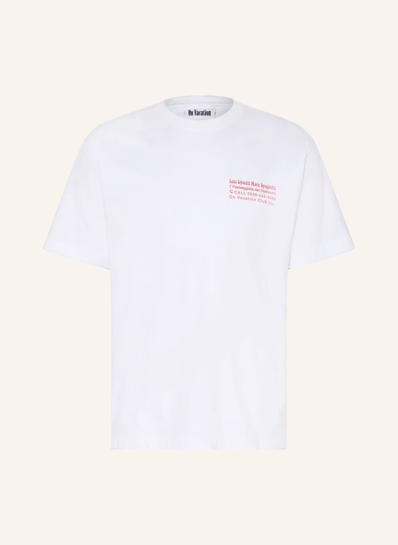 On Vacation T-Shirt: WEISS