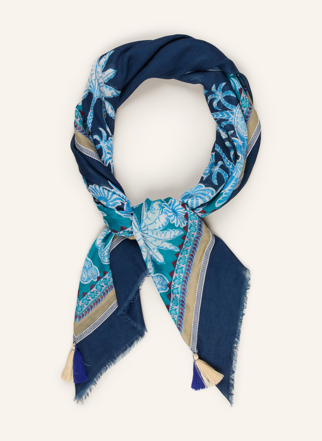 CODELLO Tuch: DUNKELBLAU / PETROL / TÜRKIS