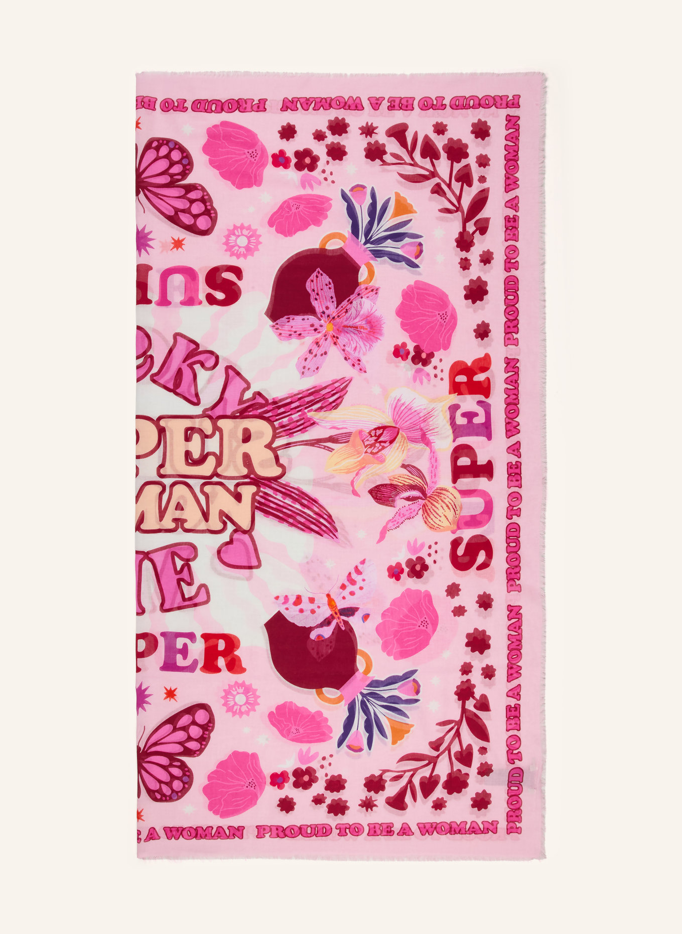 CODELLO Tuch: ROSA / PINK / DUNKELROT