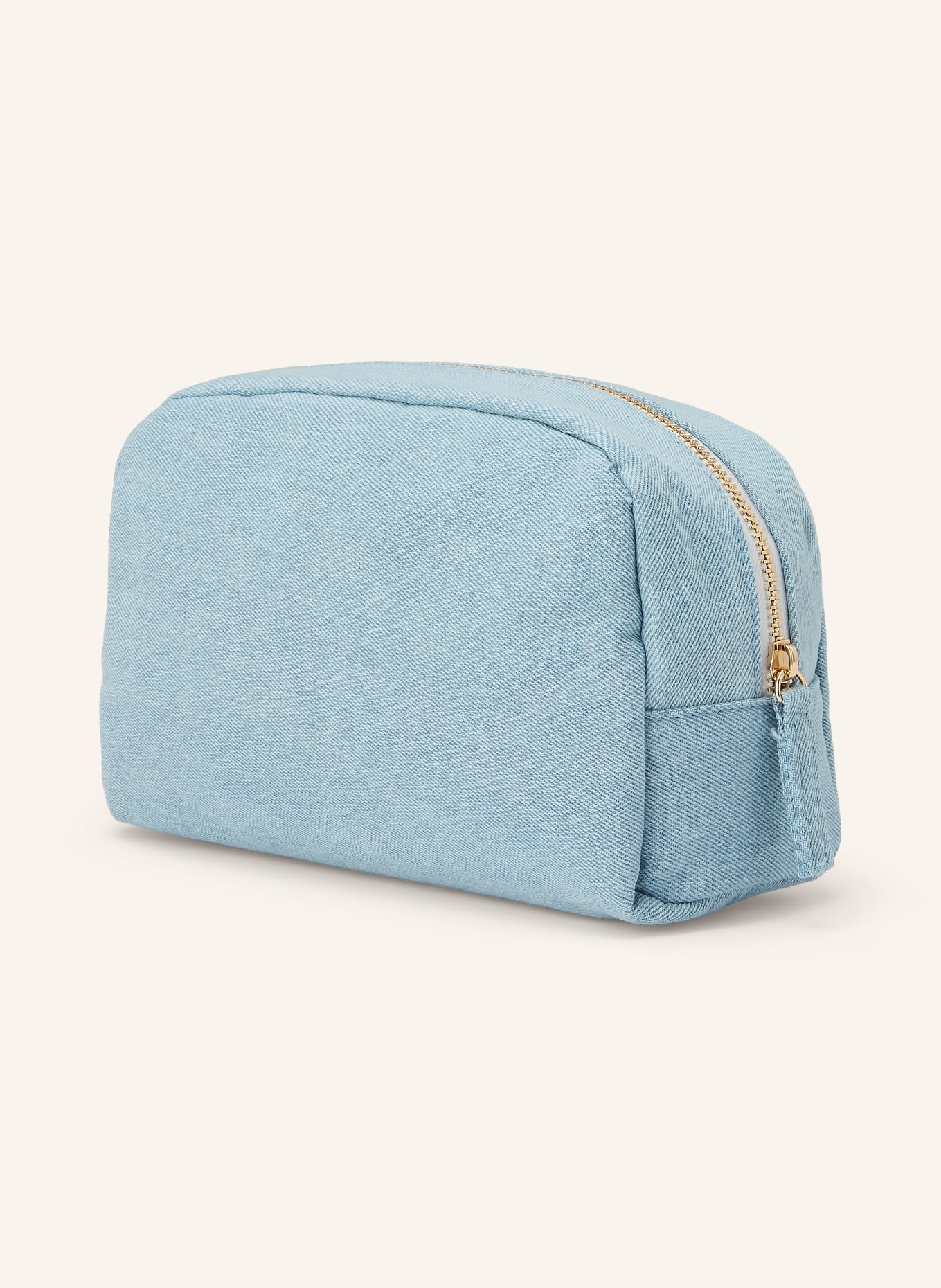 CODELLO Kosmetiktasche: HELLBLAU / GOLD / NEONORANGE