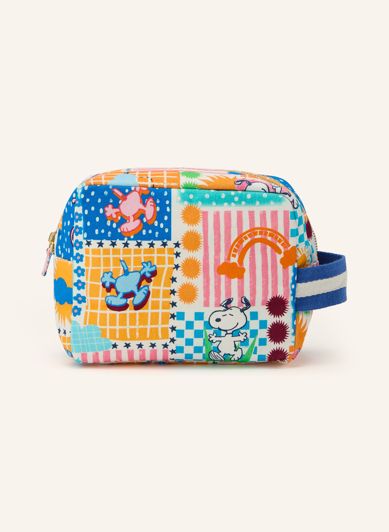 CODELLO cosmetic bag: BLUE / GOLD / WHITE