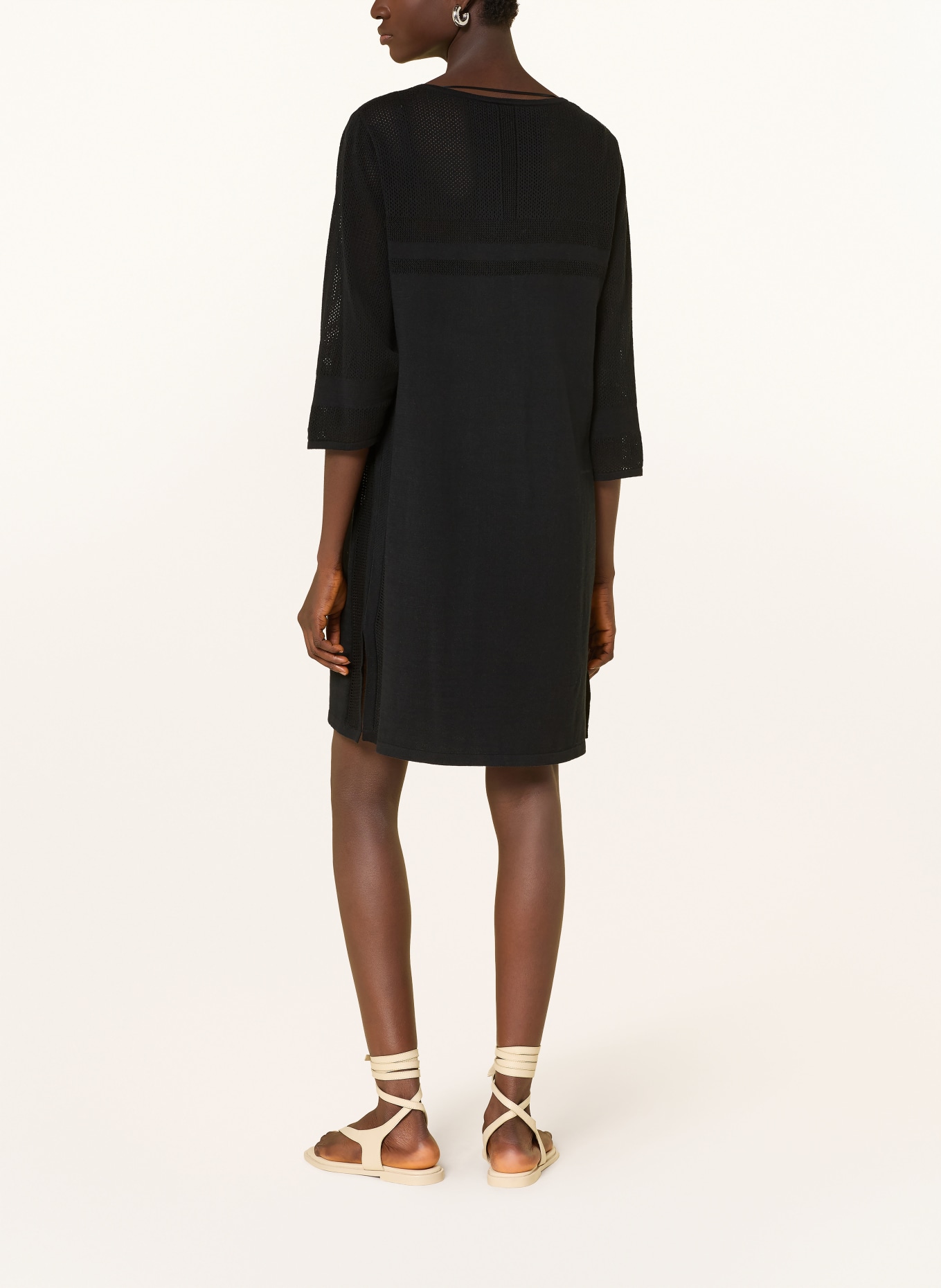 MARYAN MEHLHORN Tunika s 3/4 rukávem: ČERNÁ