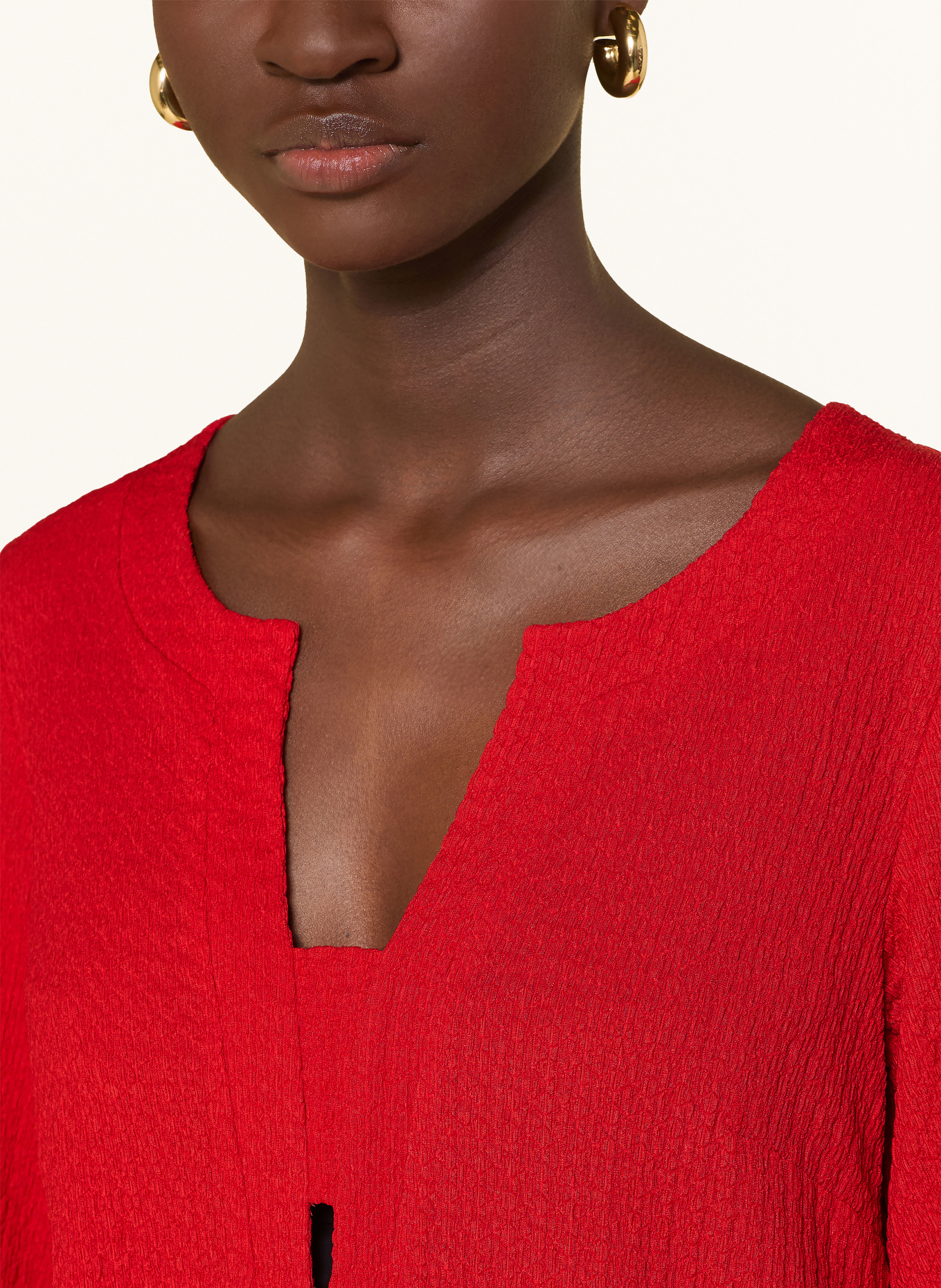 MARYAN MEHLHORN Plážové šaty s 3/4 rukávem: ČERVENÁ