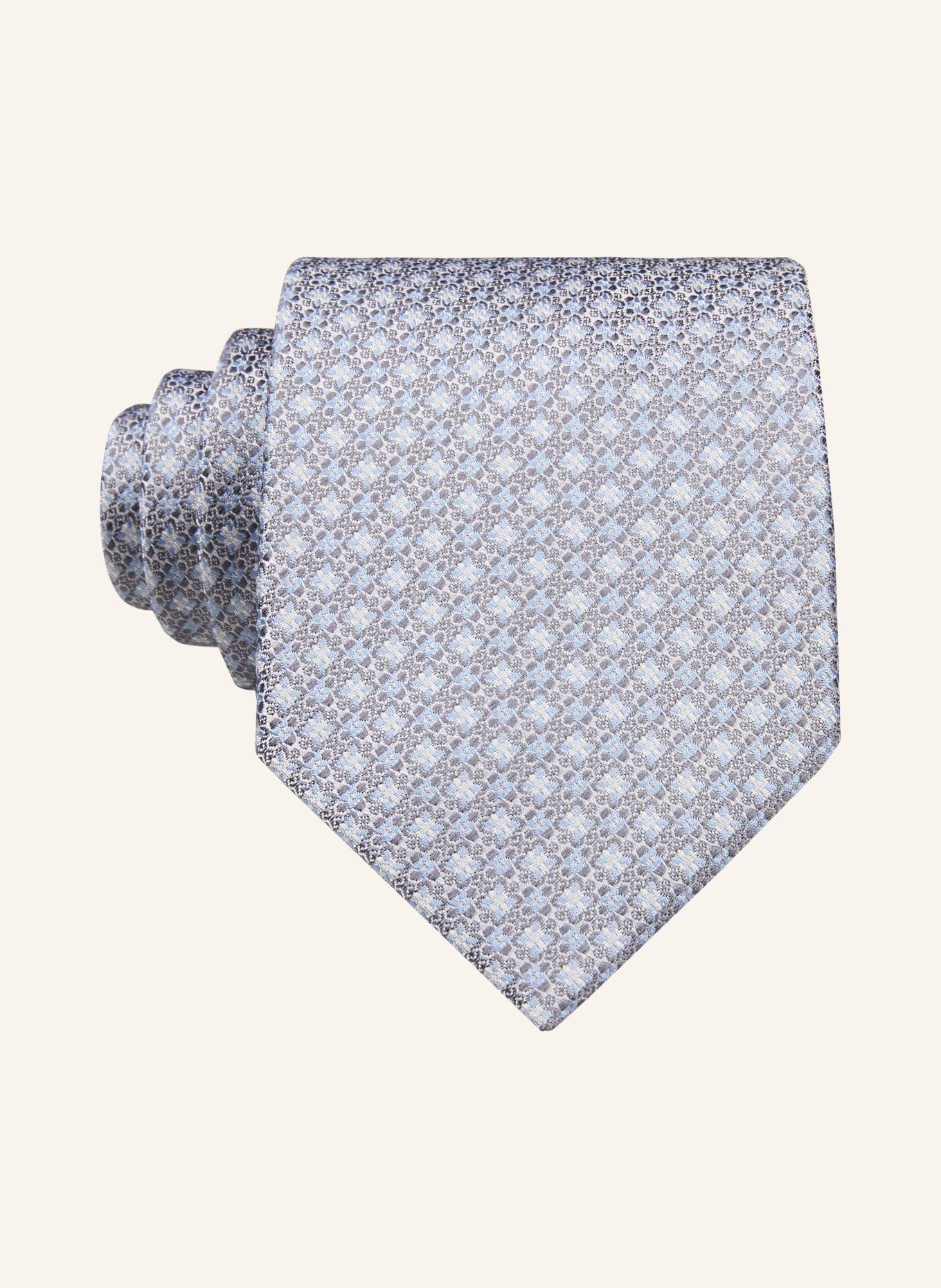 Prince BOWTIE necktie: BLUE GRAY / GRAY / WHITE