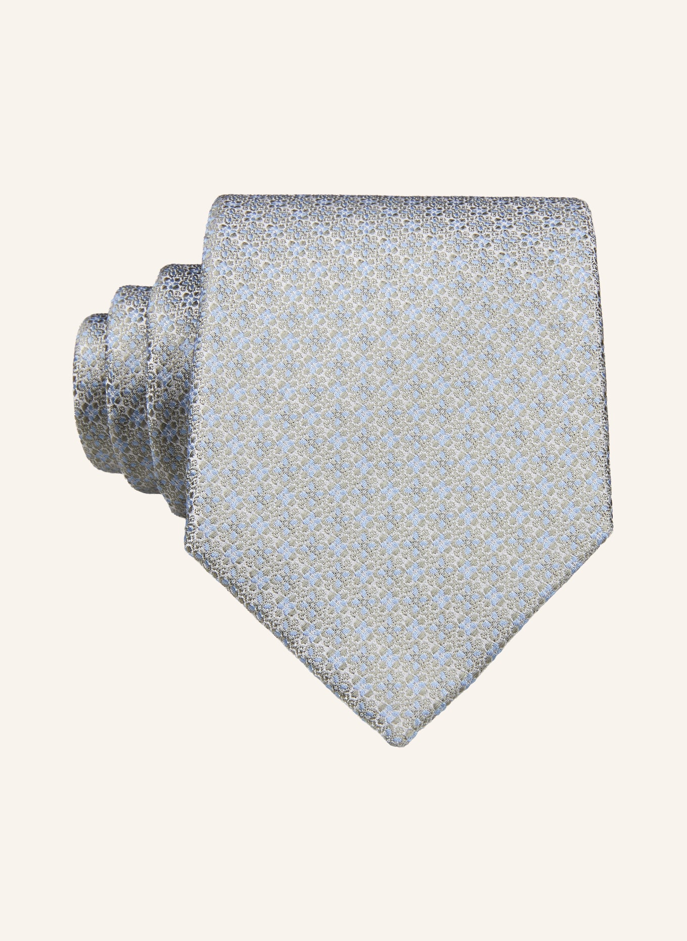 Prince BOWTIE necktie: LIGHT GREEN / GRAY / LIGHT BLUE