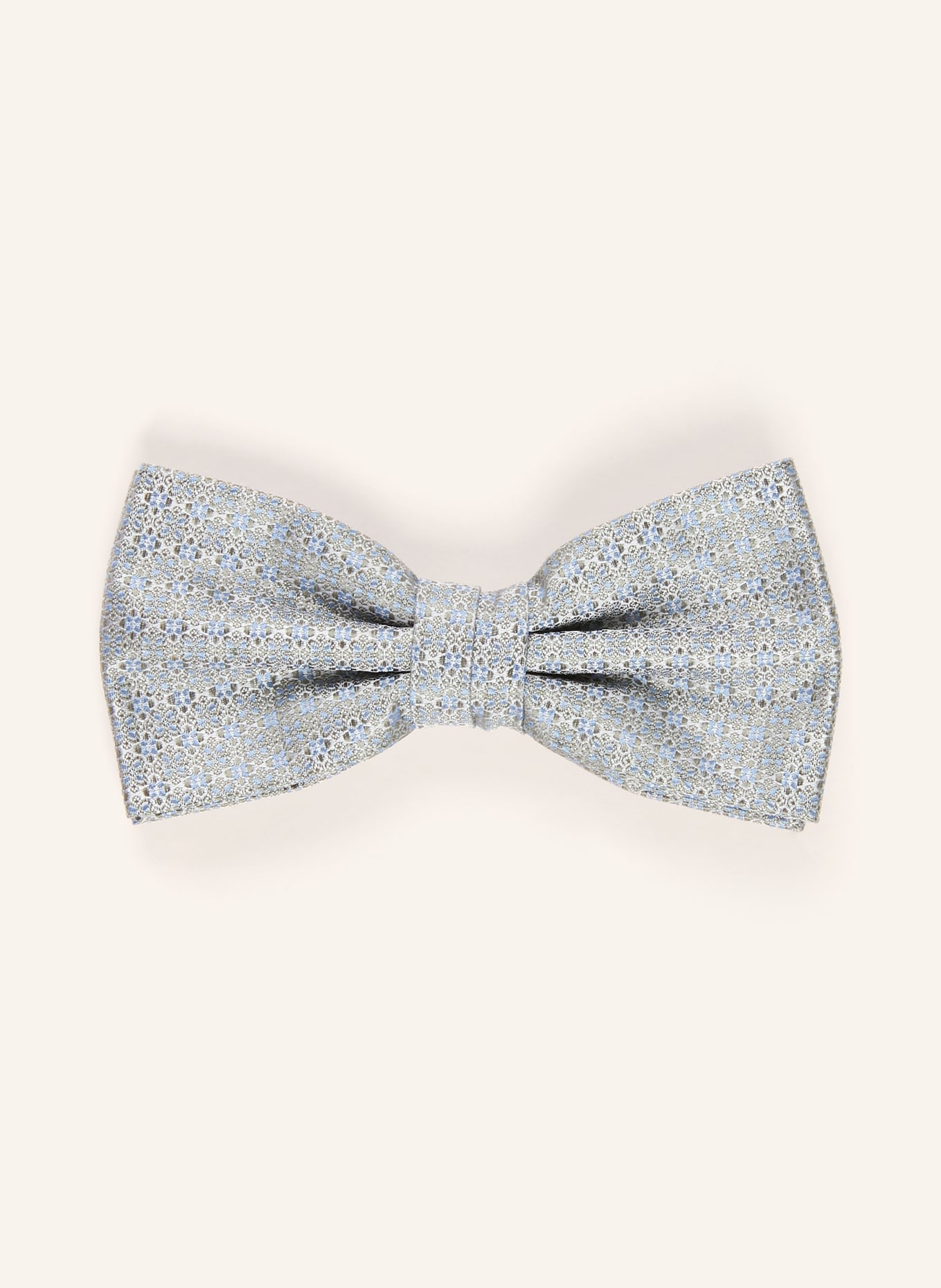 Prince BOWTIE Set: Fliege und Einstecktuch: KHAKI / HELLBLAU