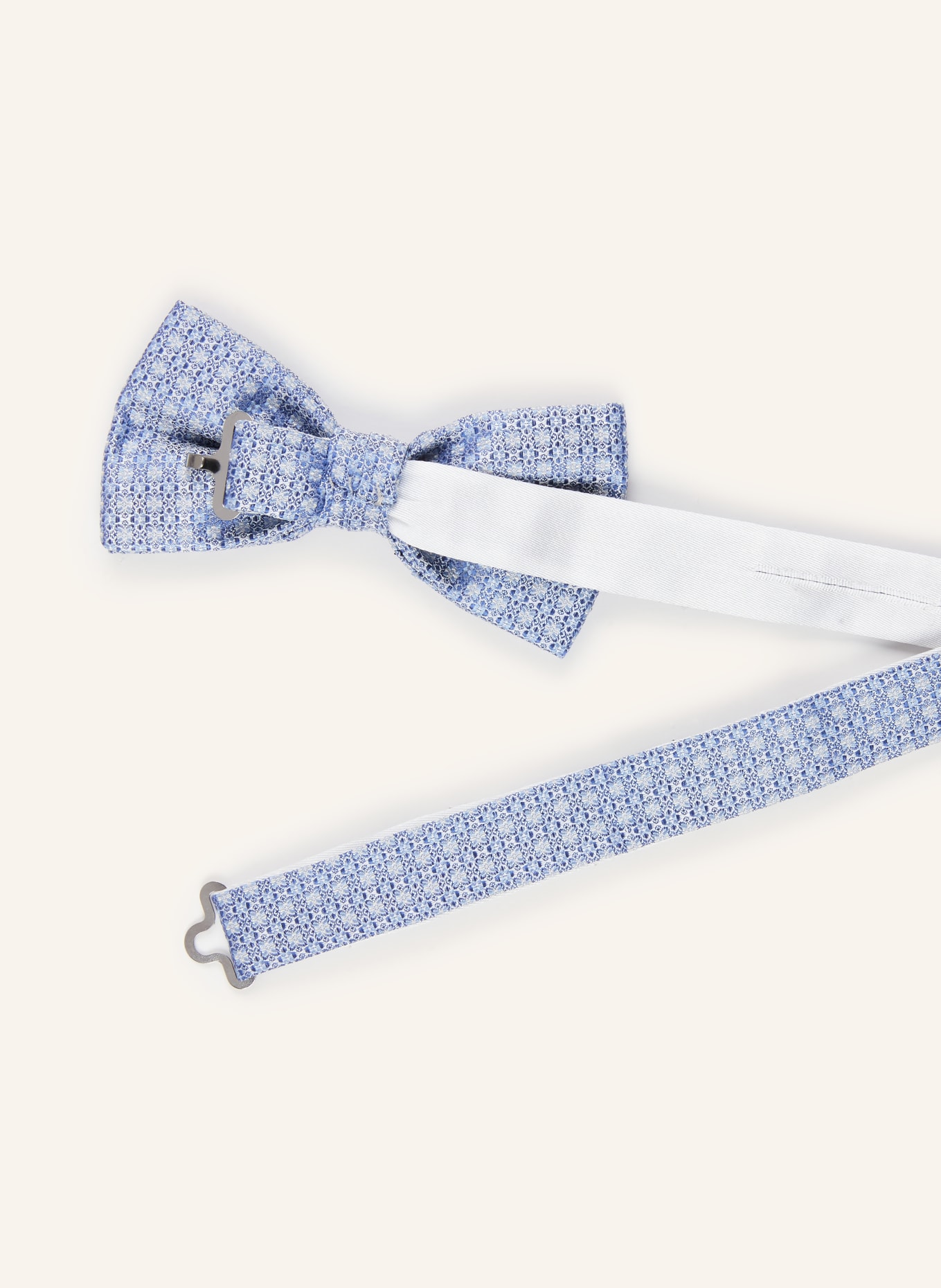 Prince BOWTIE Set: Fliege und Einstecktuch: BLAU / HELLBLAU