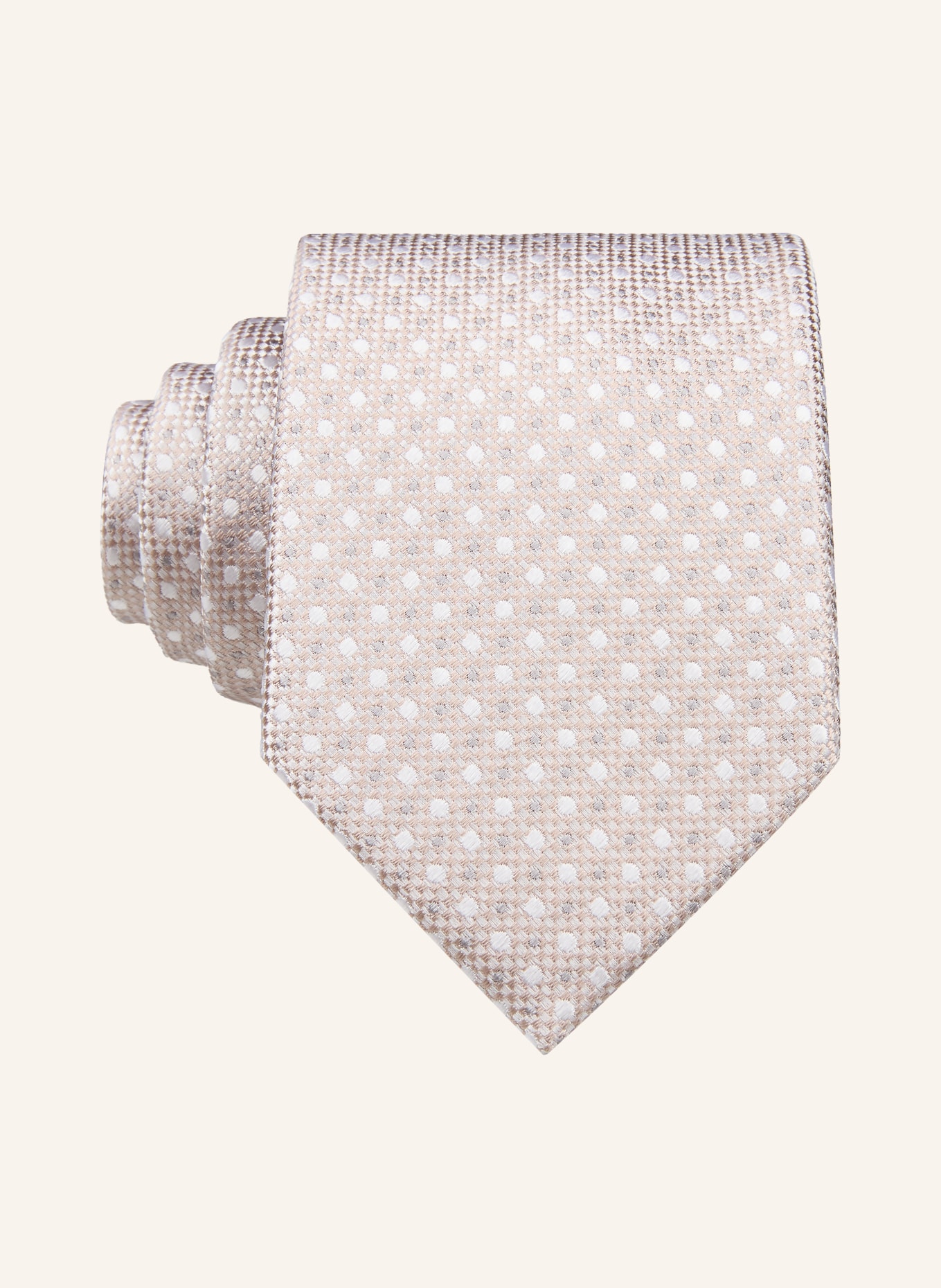 Prince BOWTIE necktie: BEIGE / GRAY / WHITE