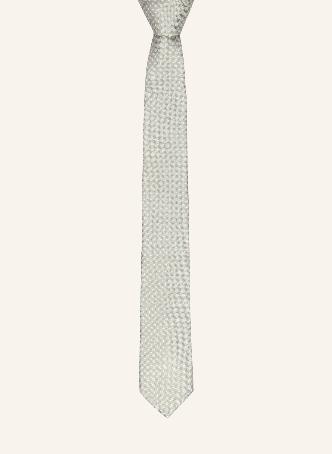 Prince BOWTIE necktie: LIGHT GREEN / GRAY / WHITE