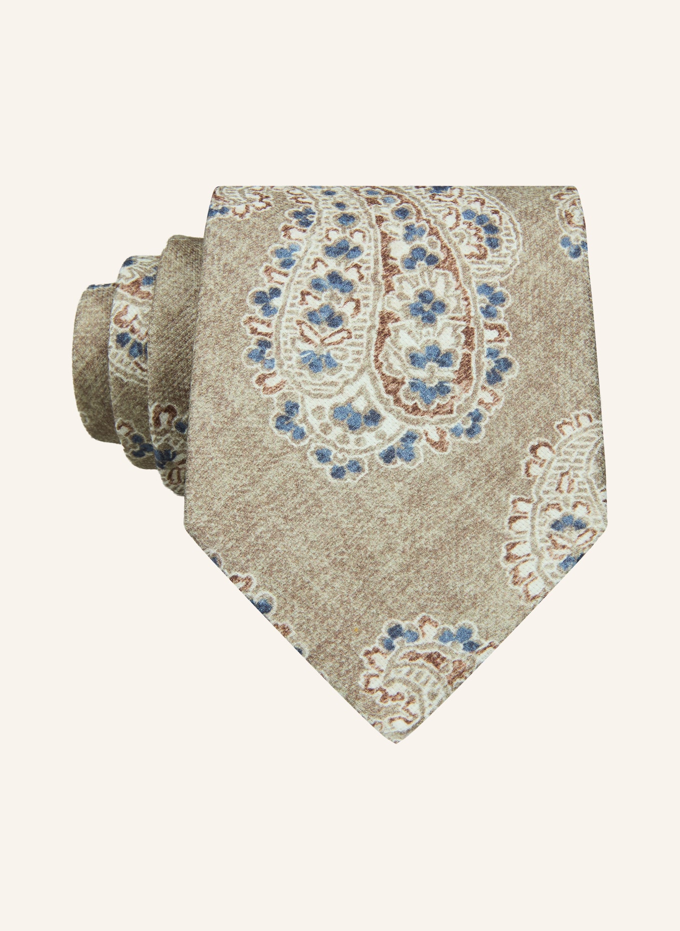 Prince BOWTIE Krawatte: GRAU / BRAUN / BLAU