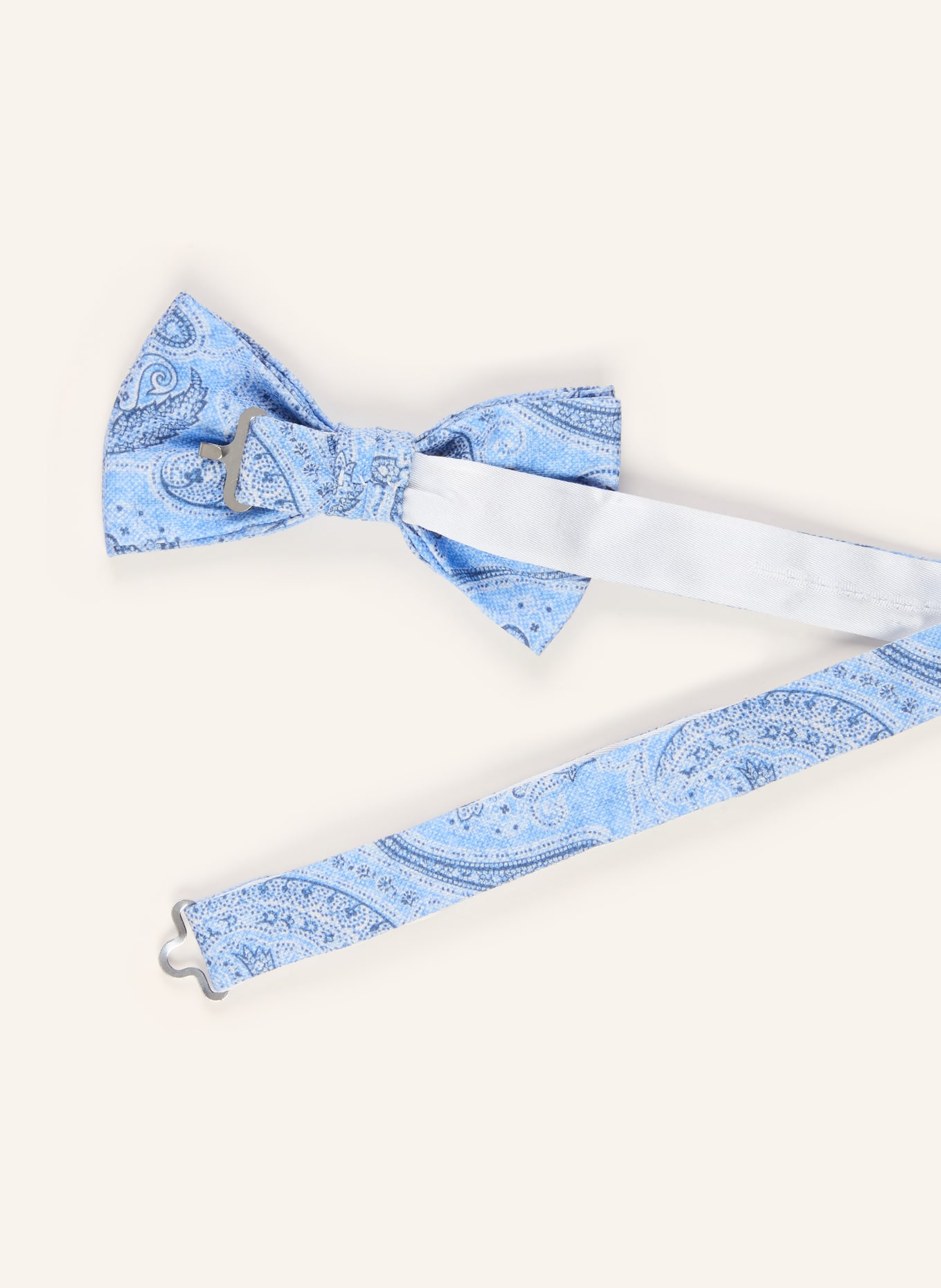 Prince BOWTIE Zestaw: muszka i poszetka: JASNONIEBIESKI / NIEBIESKI / BIAŁY