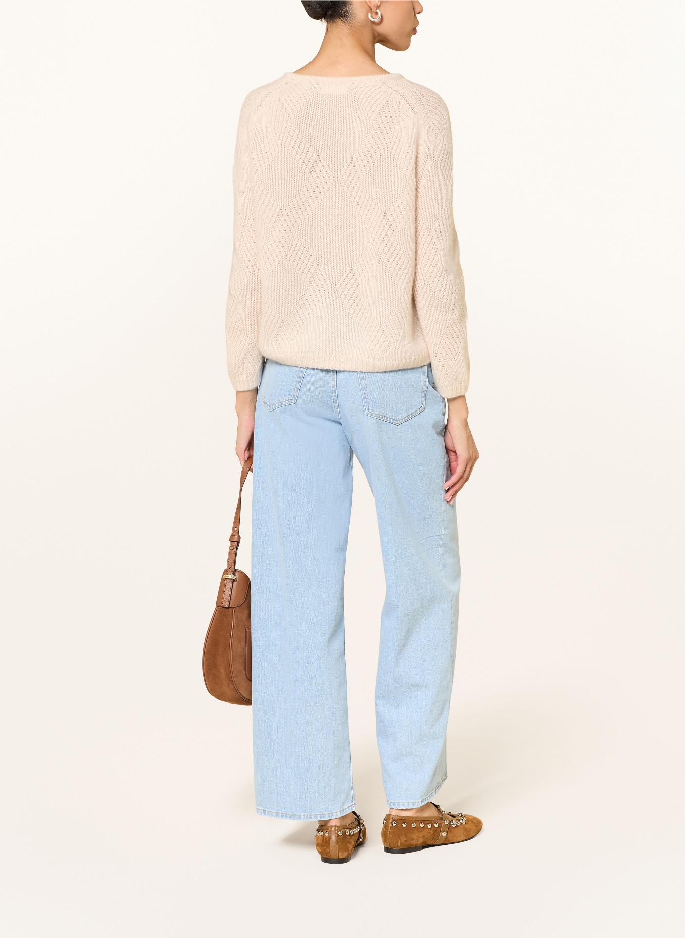 HEMISPHERE Pullover mit Cashmere: BEIGE