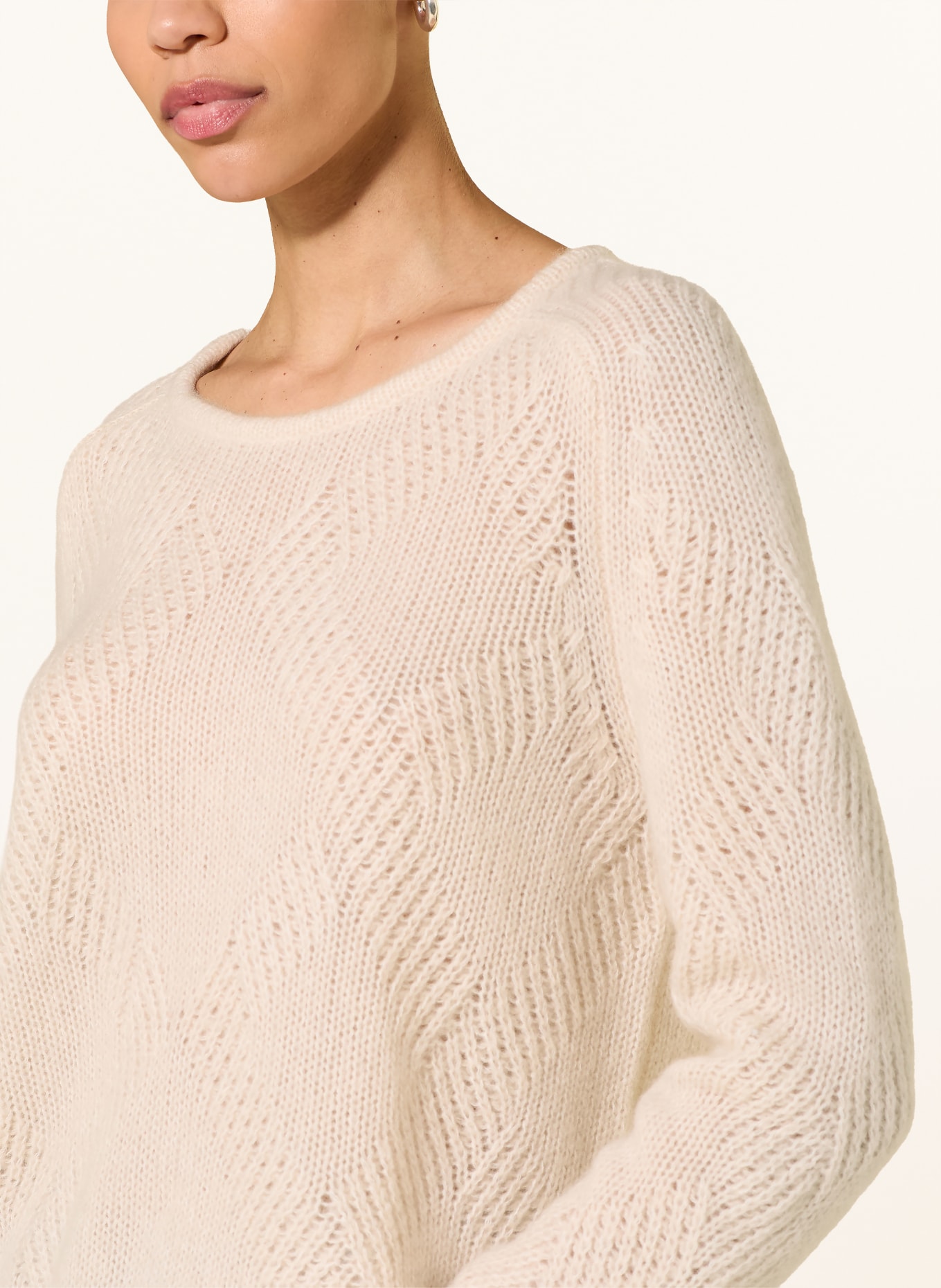 HEMISPHERE Pullover mit Cashmere: BEIGE