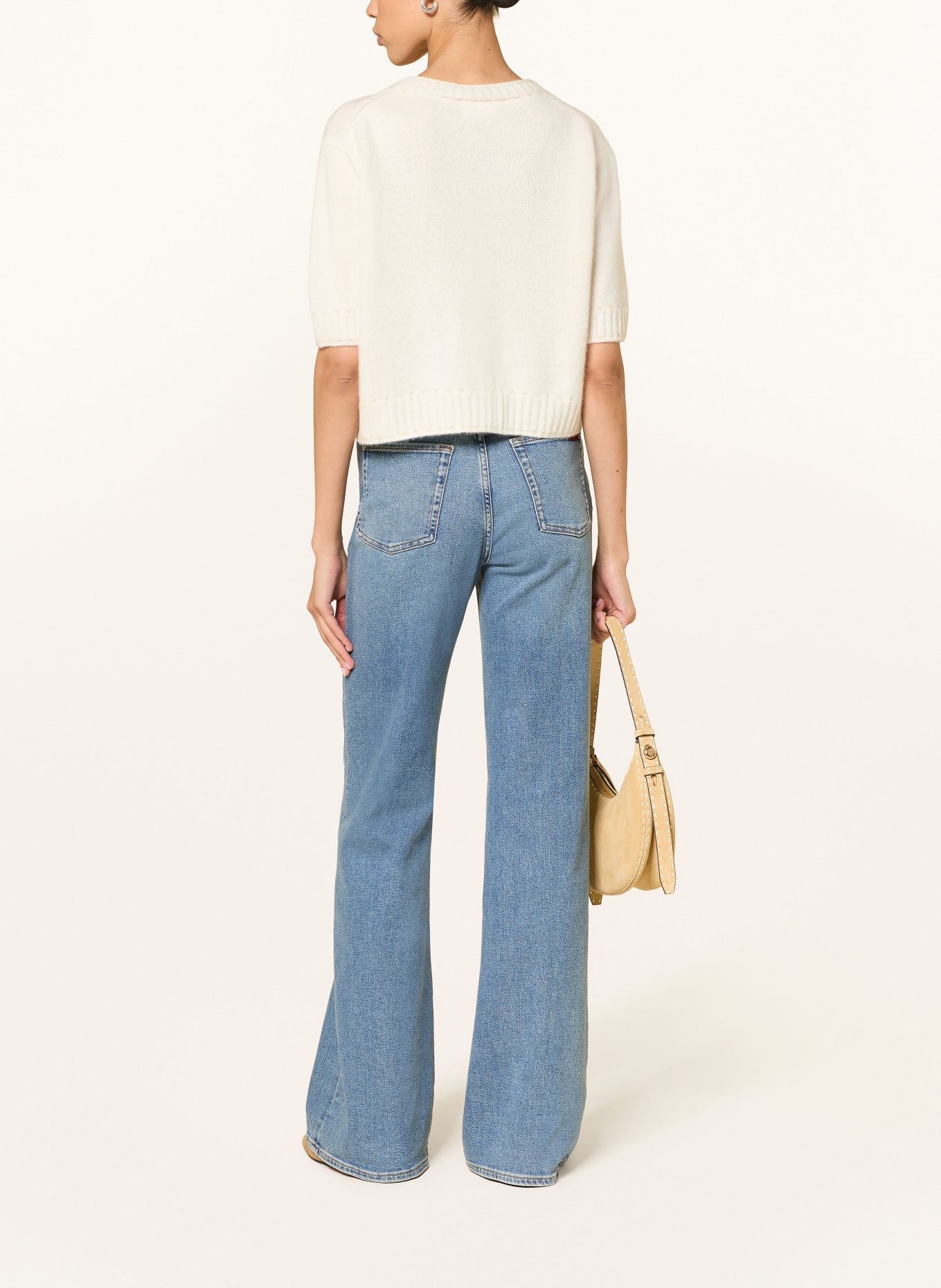 HEMISPHERE Cardigan en cachemire: CRÈME / BEIGE